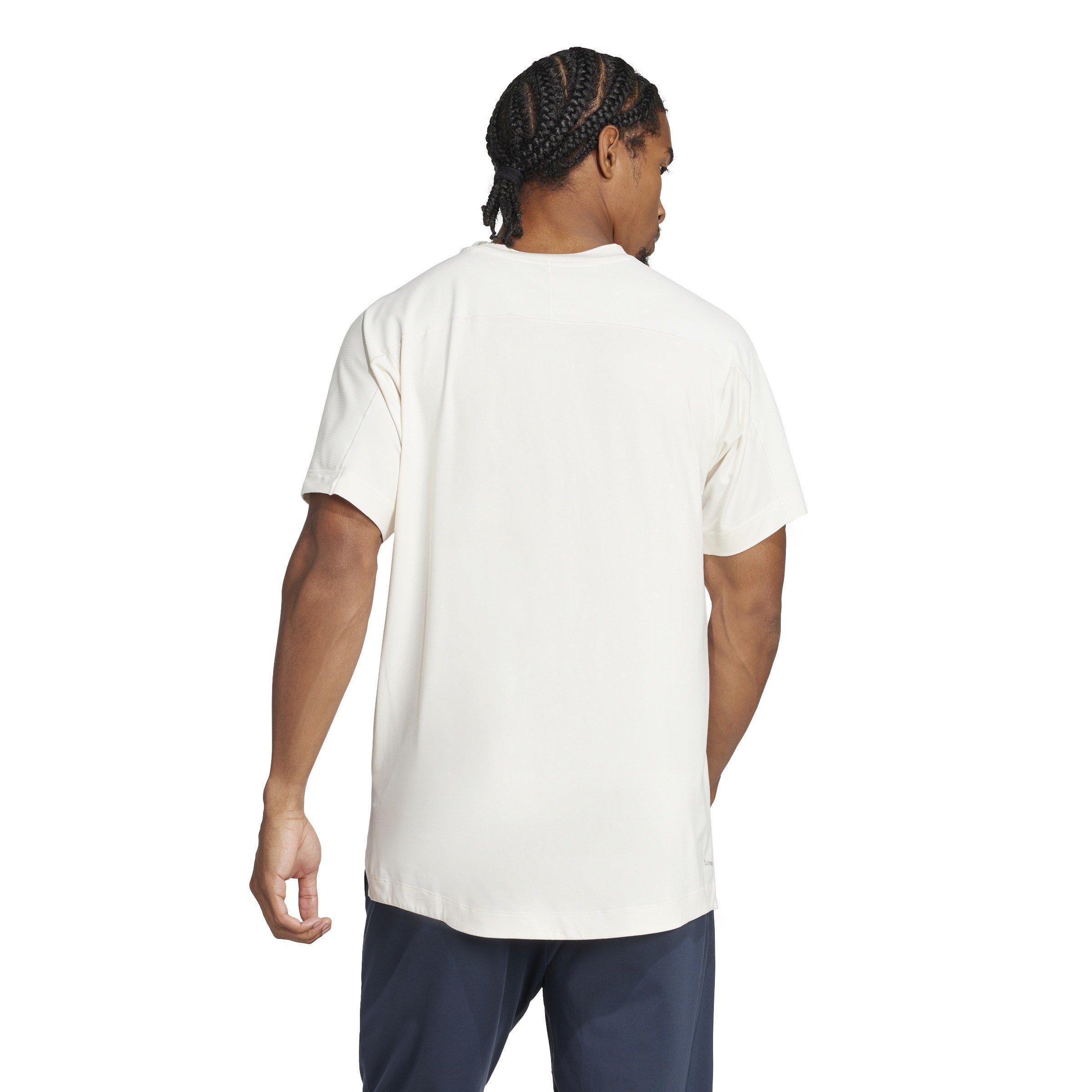 Chalk White - adidas - Puremotion Mens Performance T-Shirt - 3