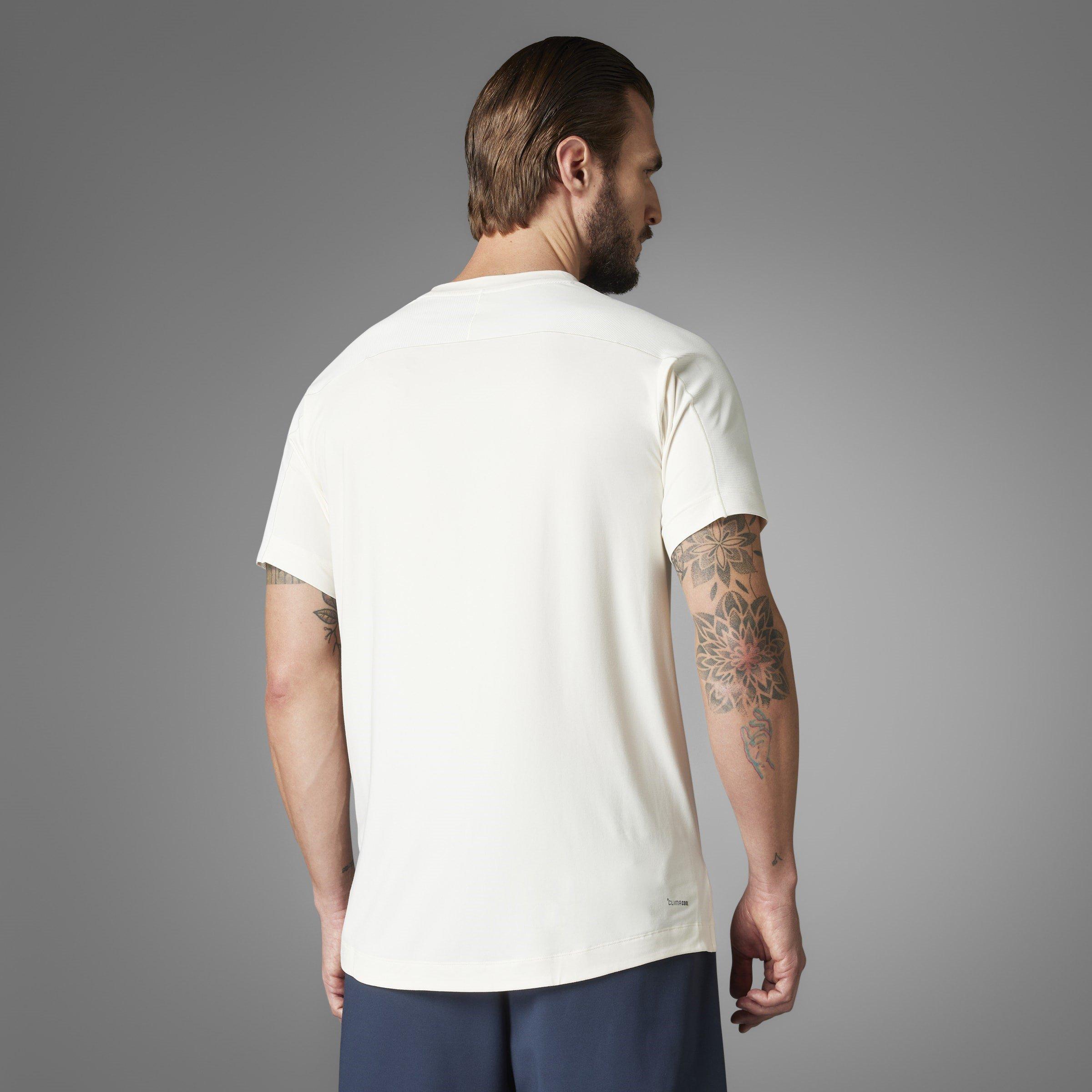 Chalk White - adidas - Puremotion Mens Performance T-Shirt - 8