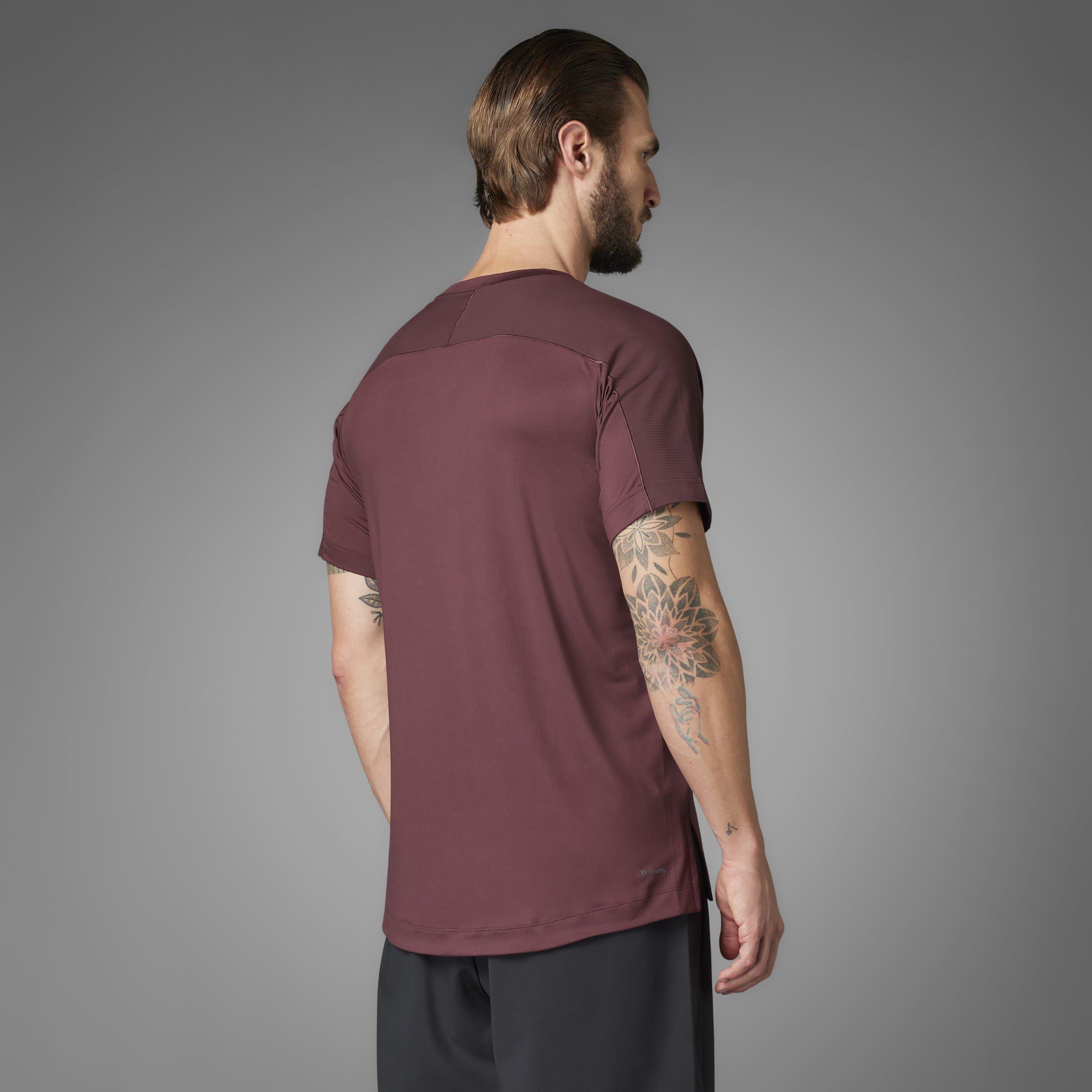 Aurora Ruby - adidas - Puremotion Mens Performance T-Shirt - 8