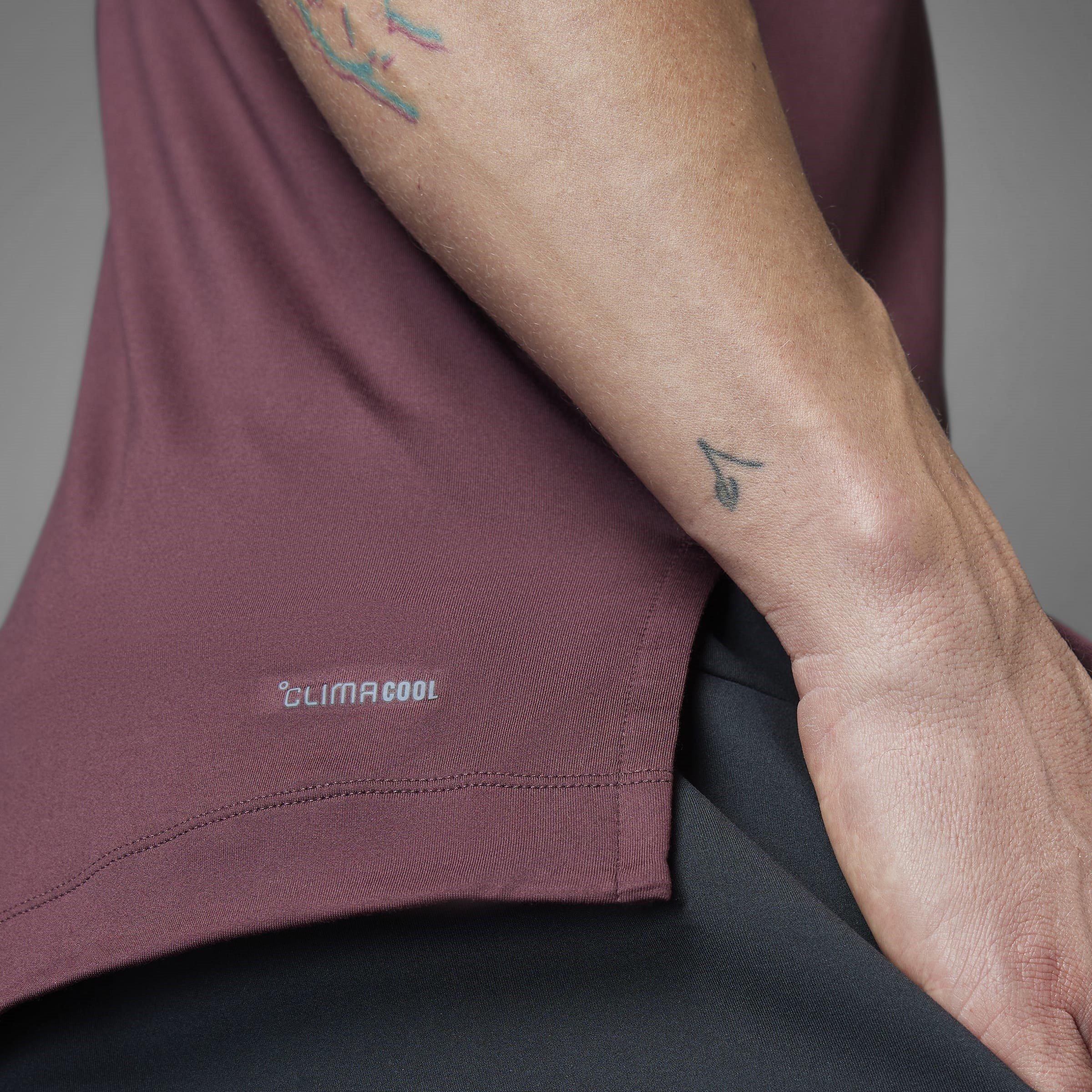 Aurora Ruby - adidas - Puremotion Mens Performance T-Shirt - 9