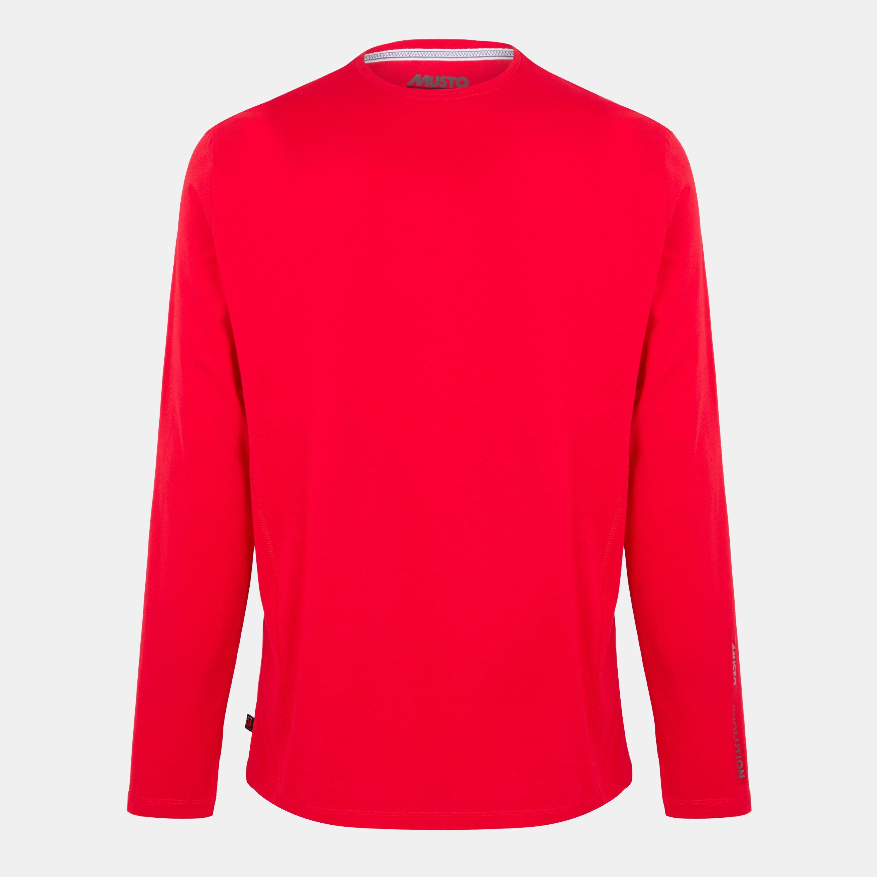 Red - Musto - Evo Sunblock Ls Tee Mens - 1