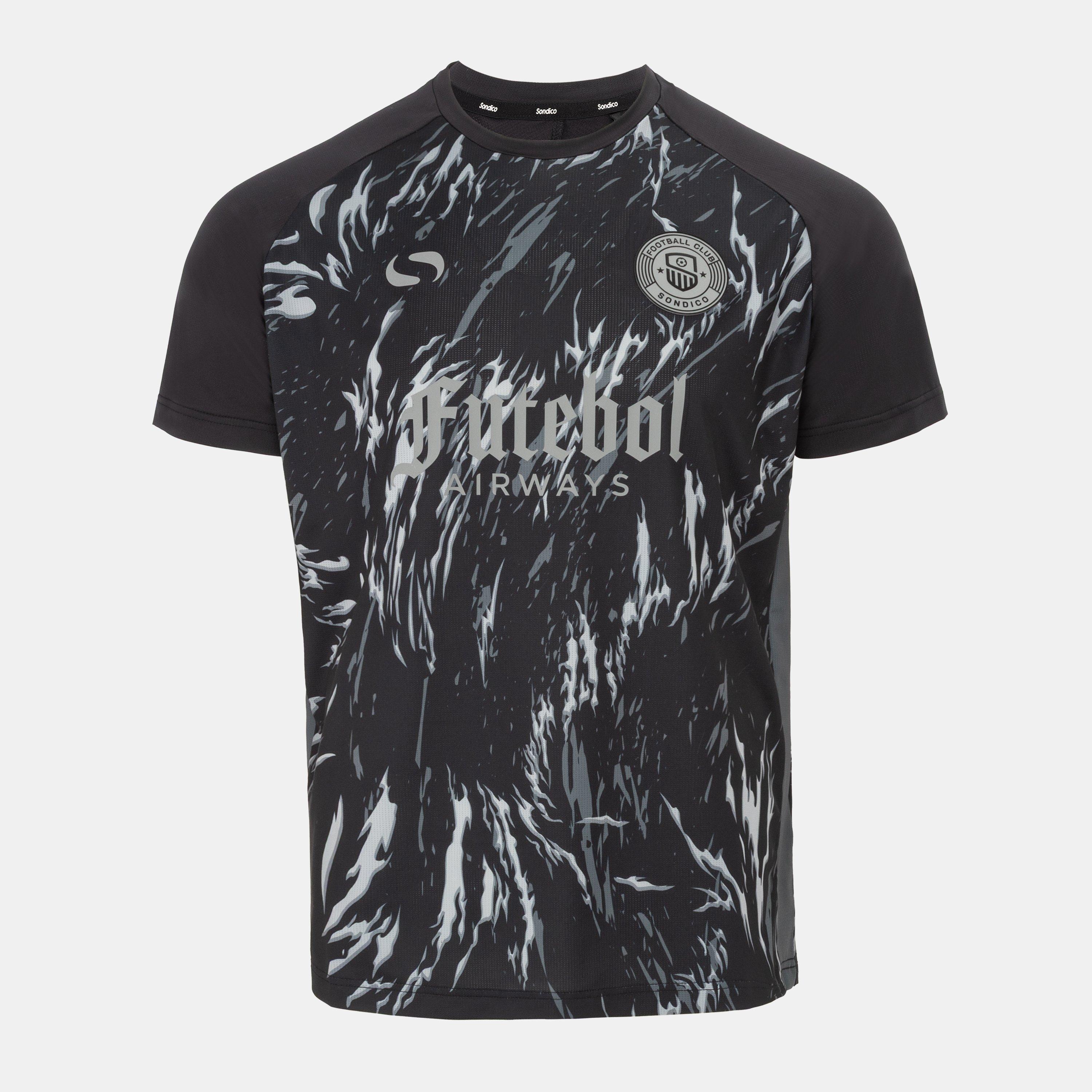 Sondico Men's Team Jersey - Black - 2XL