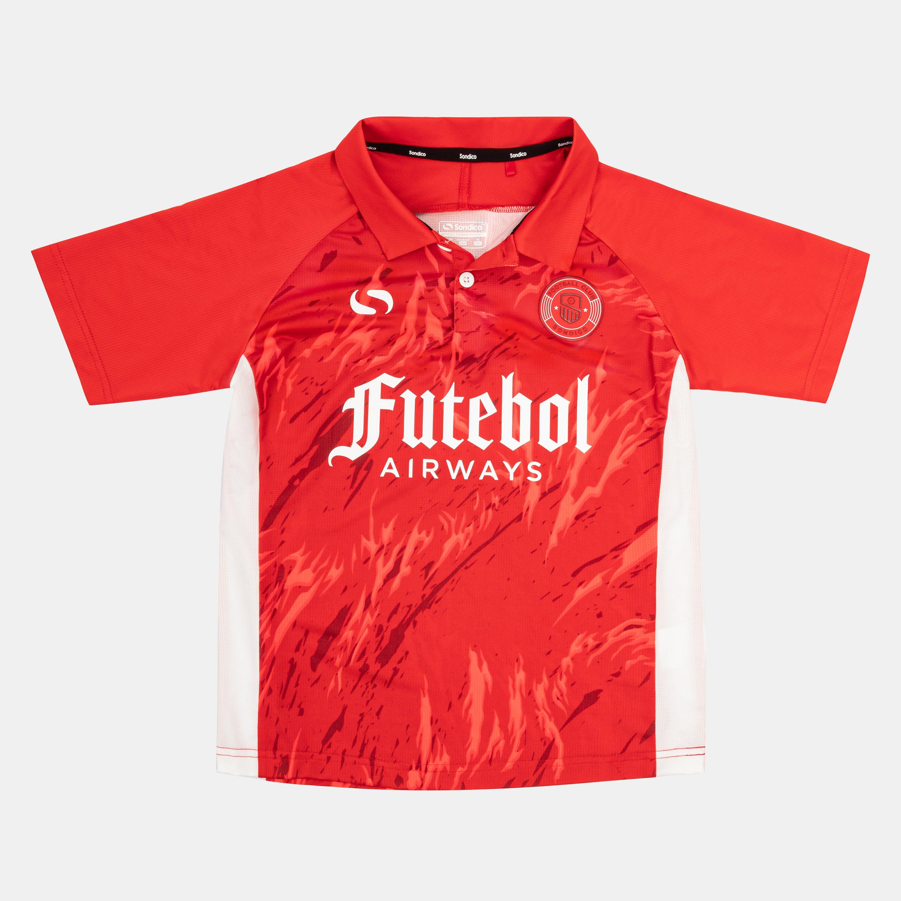 Sondico Boys Team Polo Junior - Red - 11-12 (L)