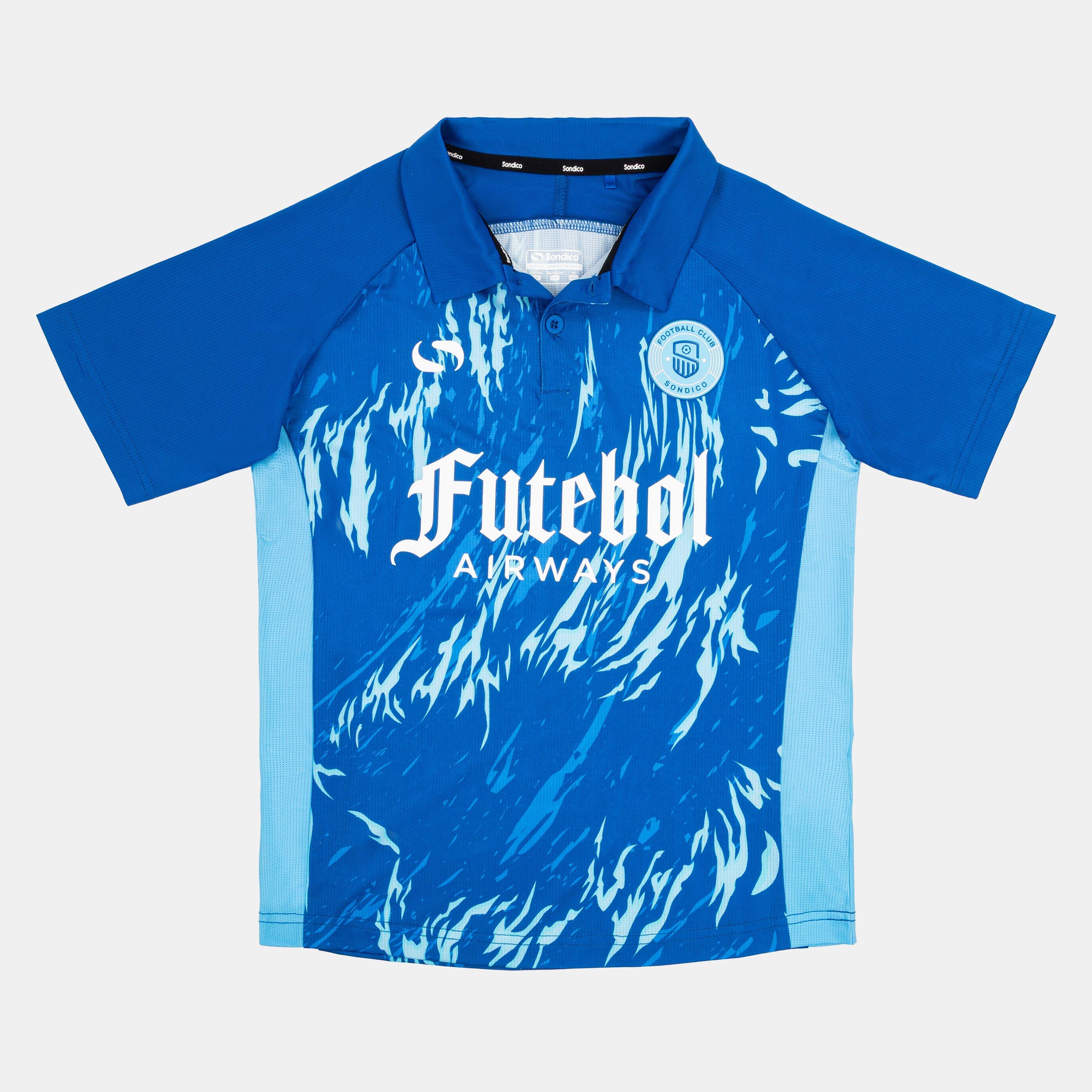 Sondico Boys Team Polo Junior - Blue - 11-12 (L)