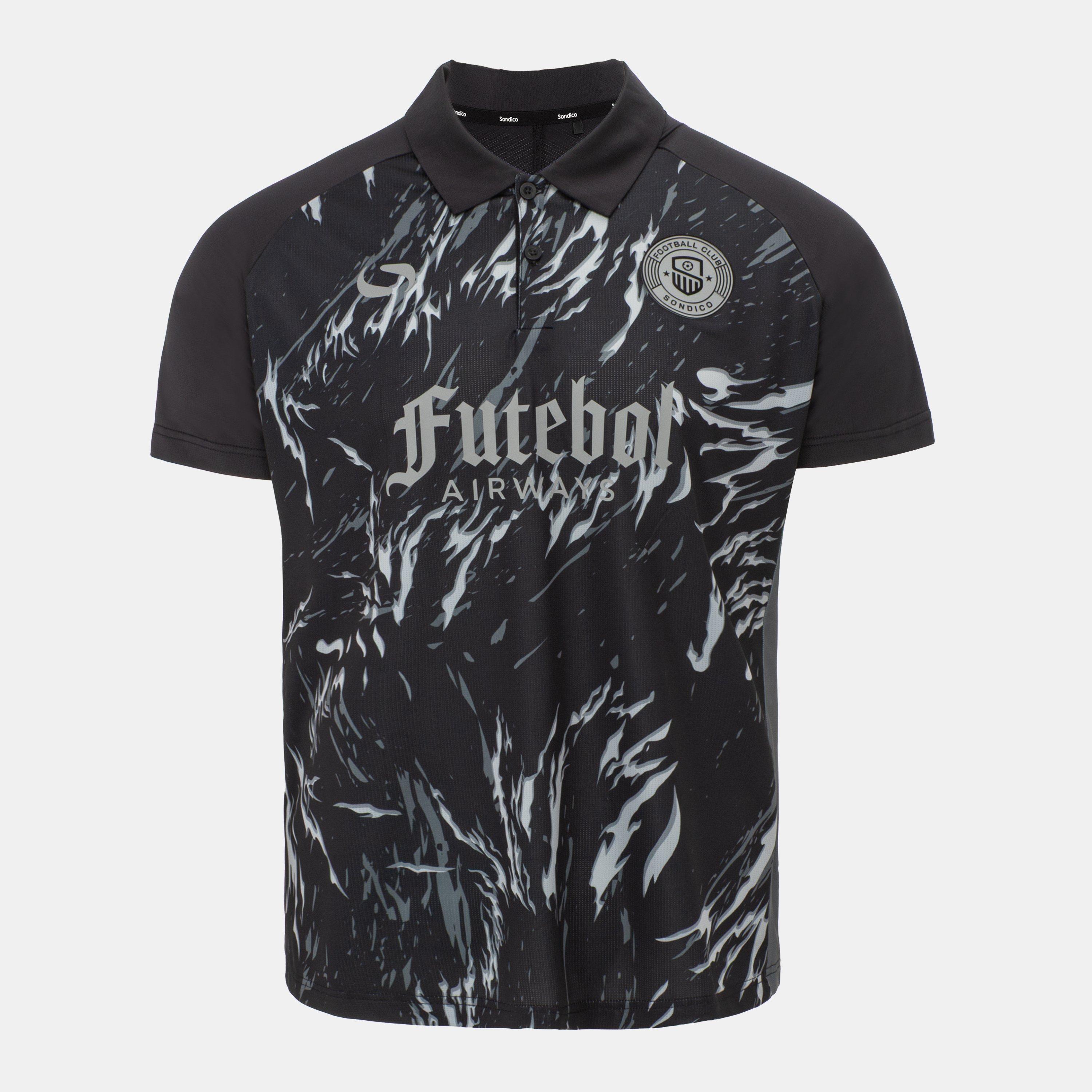 Sondico Men's Team Jersey - Black - 2XL