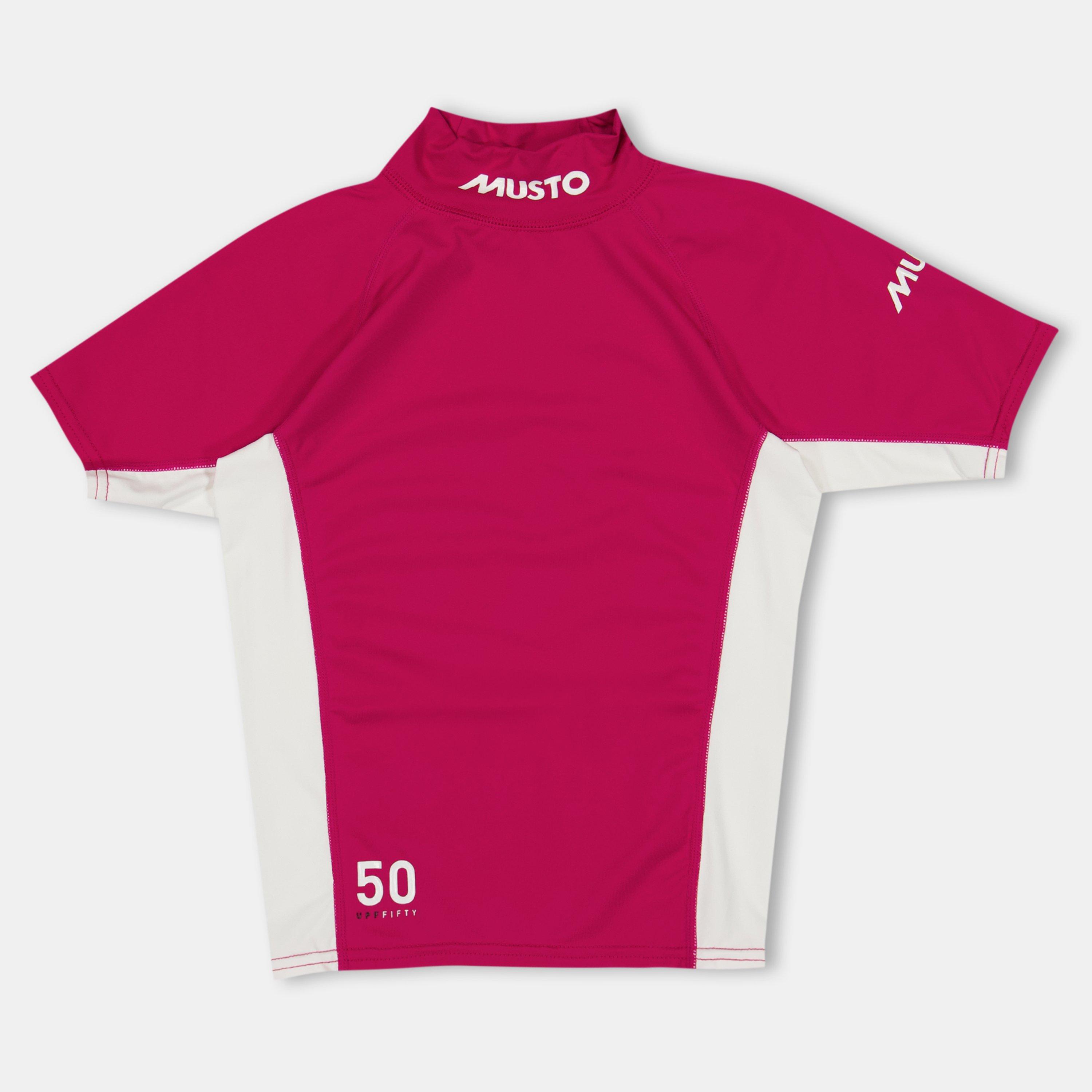 Pink - Musto - Youth Champ Sunblock Ss Rash Gd Juniors - 1