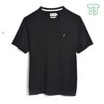 abstract longsleeved polo shirt Black