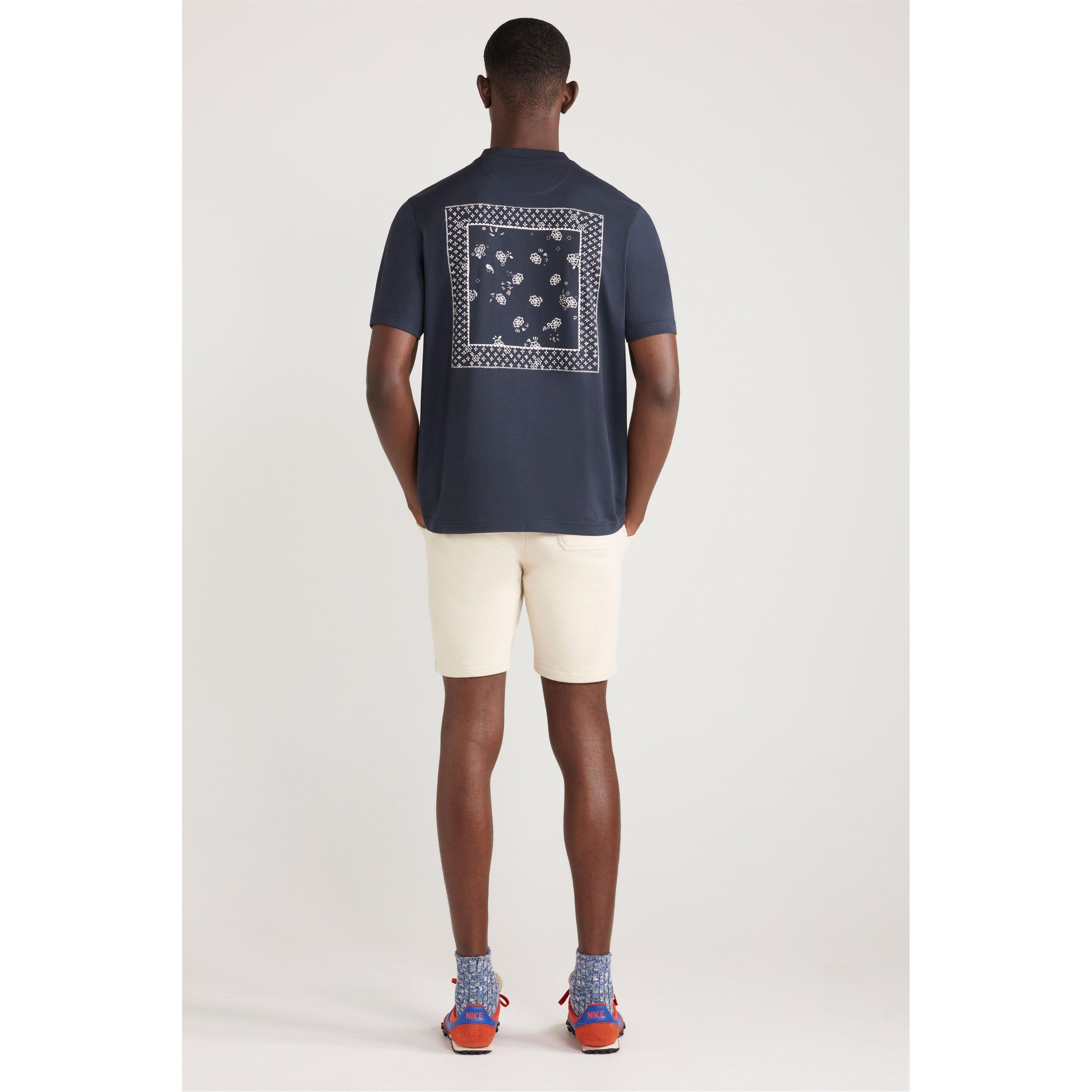 Blu navy vero - Farah - Men's Vinnie Print Regular Fit T-Shirt - 3