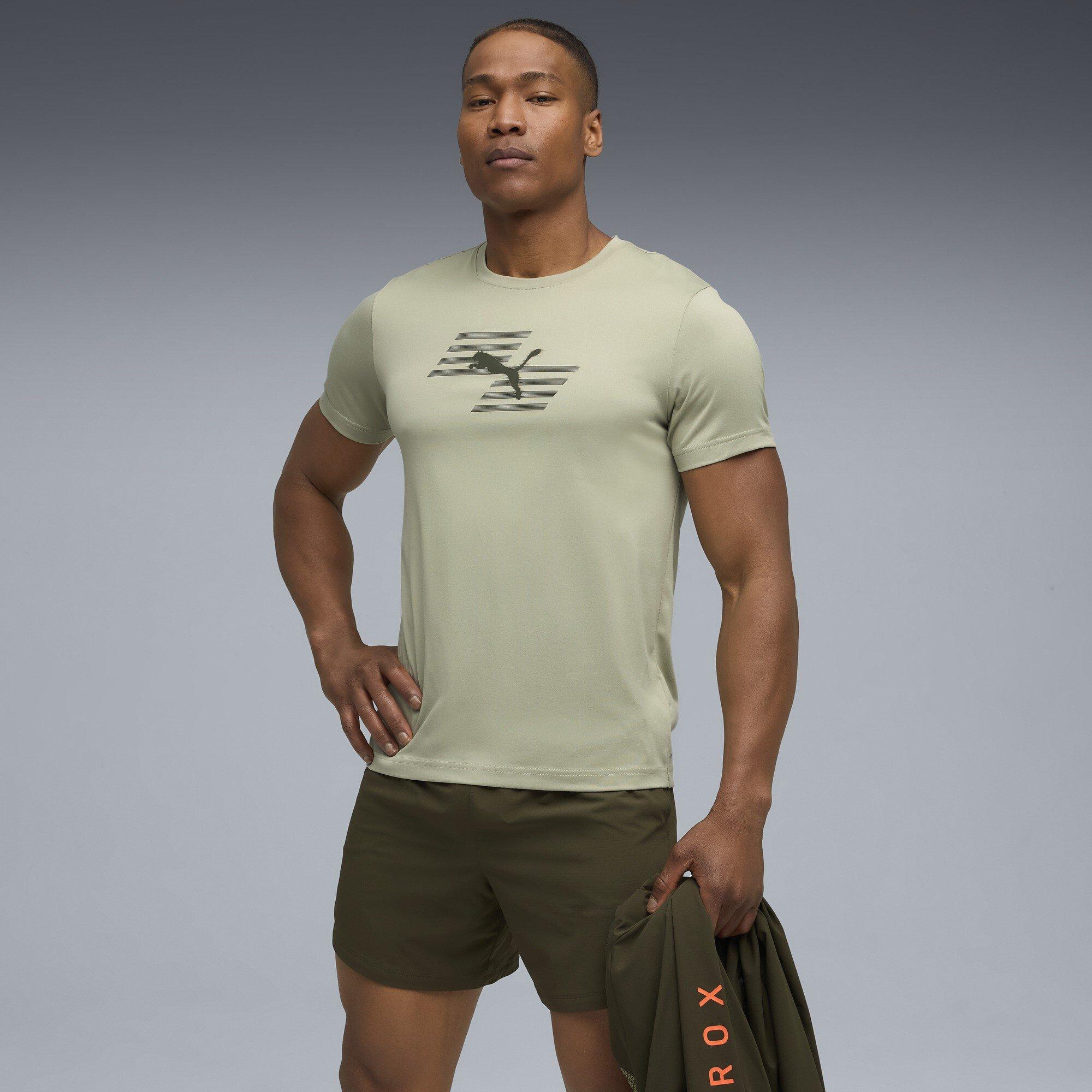 Lux Army - Puma - Hyrox Graphic Short-Sleeve Performance Gym Top - 3