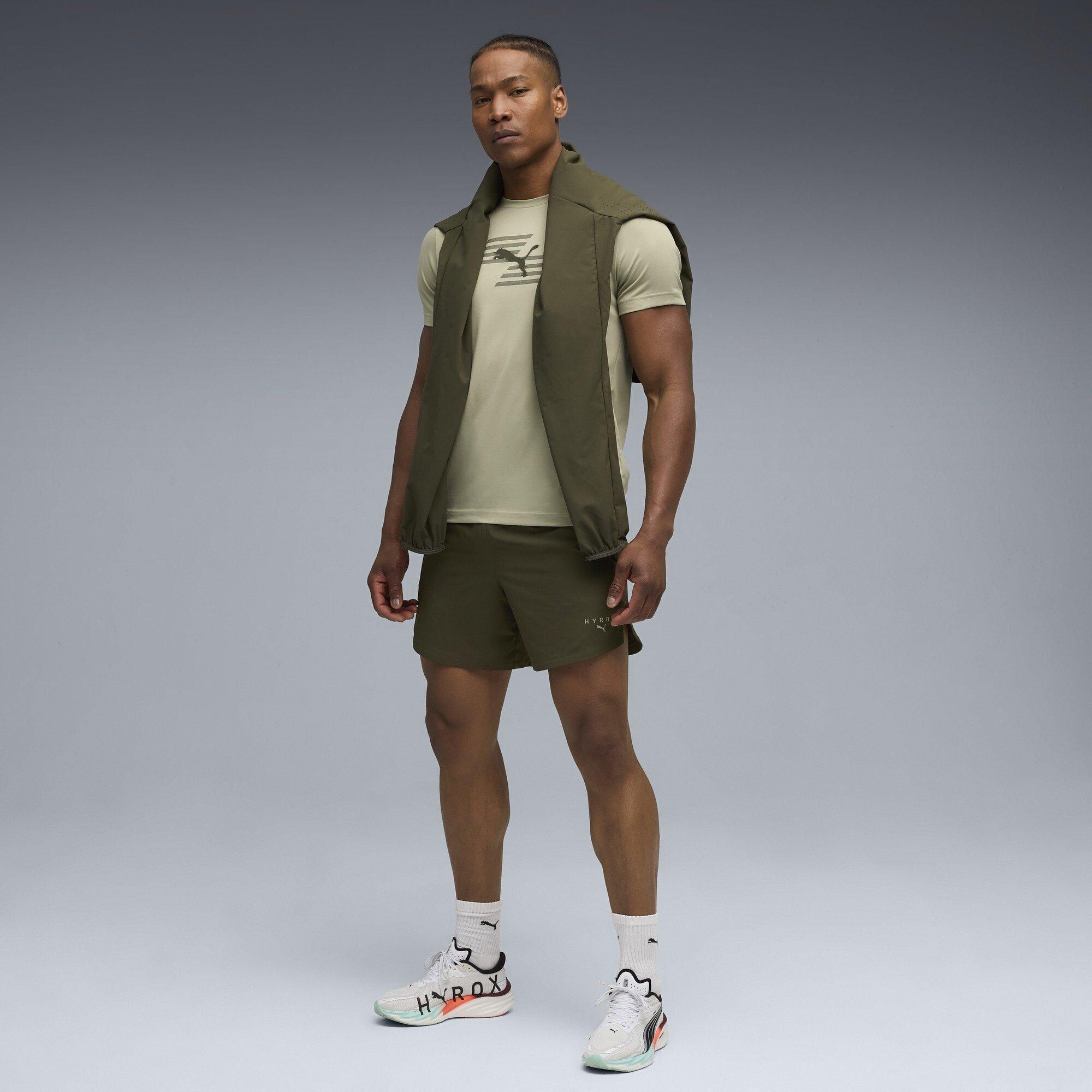 Lux Army - Puma - Hyrox Graphic Short-Sleeve Performance Gym Top - 5