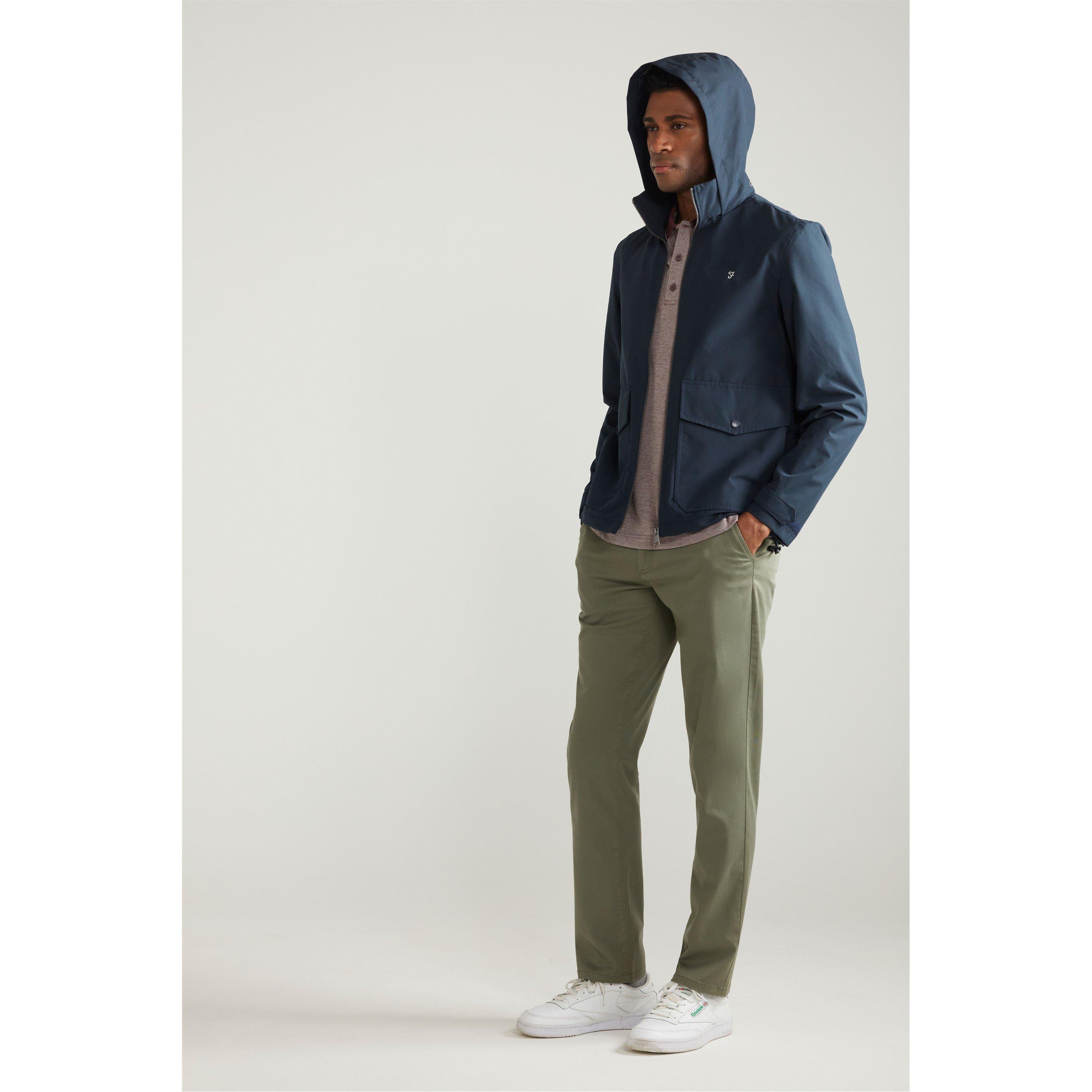 Prava mornarska plava - Farah - Men's Surrey Hooded Trench Coat - 2