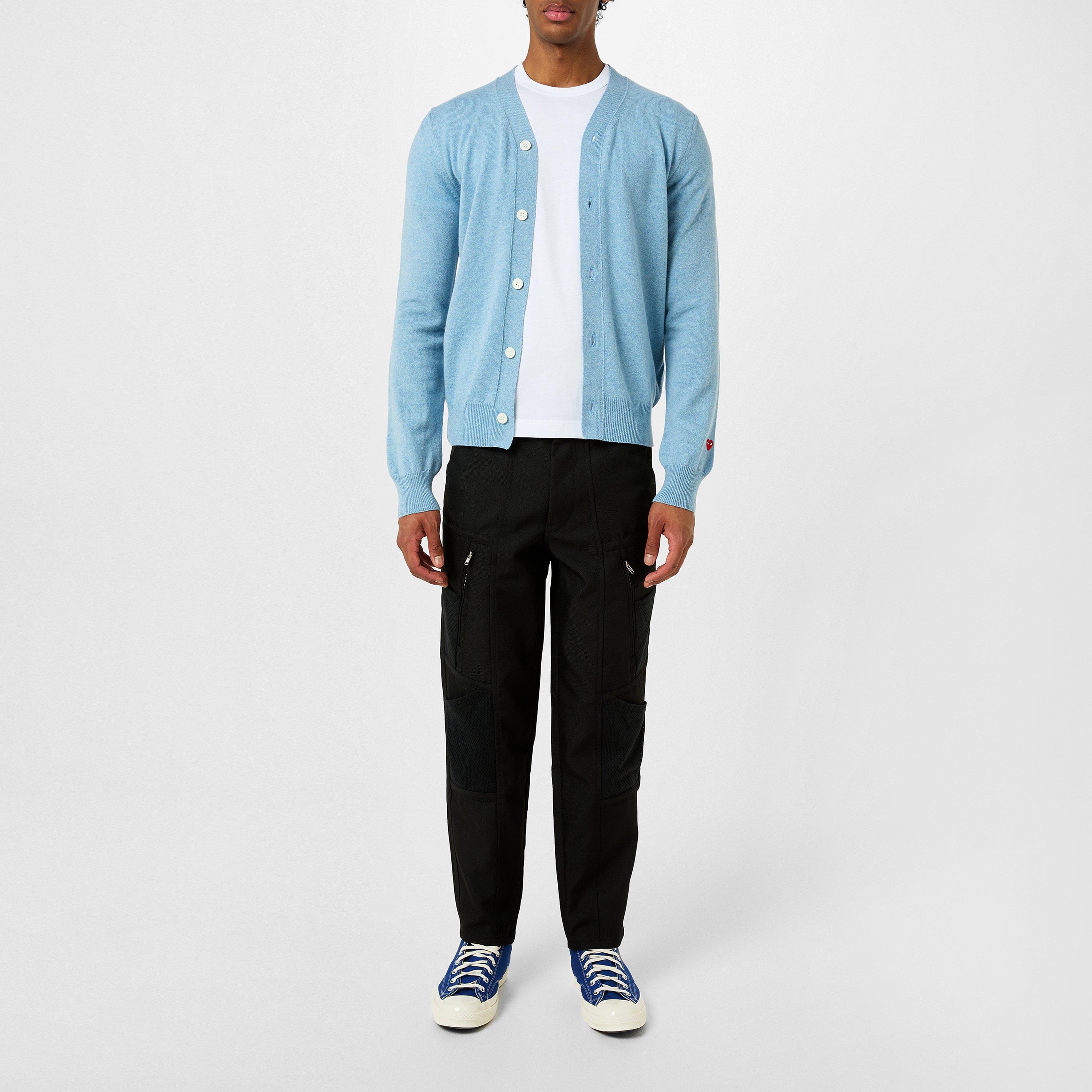 White - Comme des Garcons Shirt - Men's Regular Fit Back Logo T-Shirt - 4