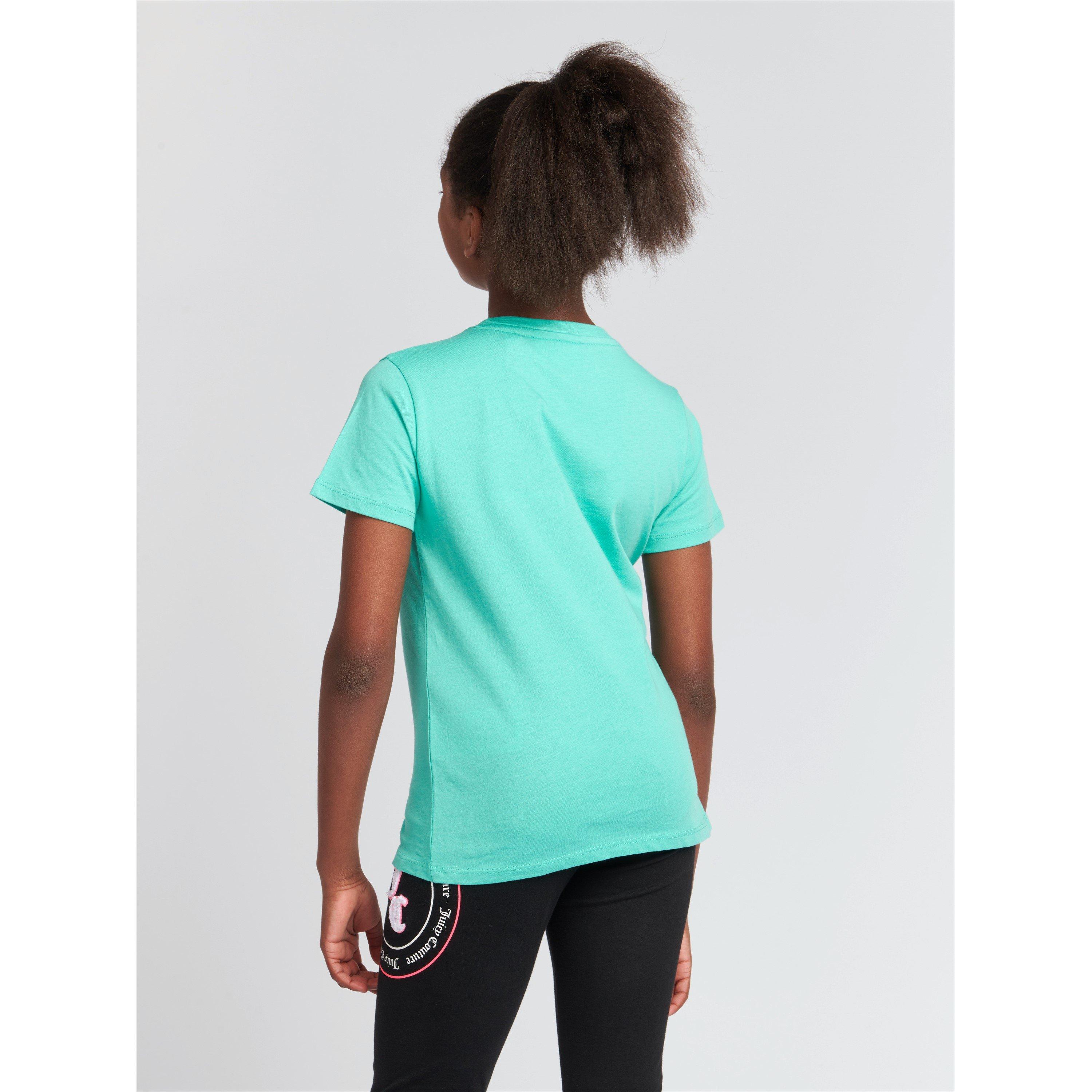 Turquoise 171 - Juicy Couture - Kids' Diamante Logo T-Shirt - 2