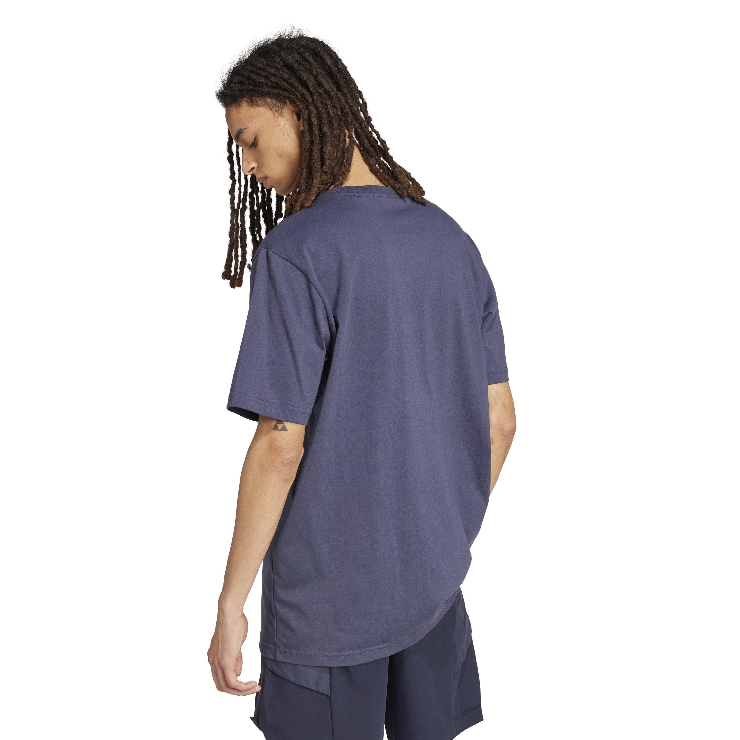 Trace Blue - adidas - Juve Szn Tee Gym Top Mens - 3