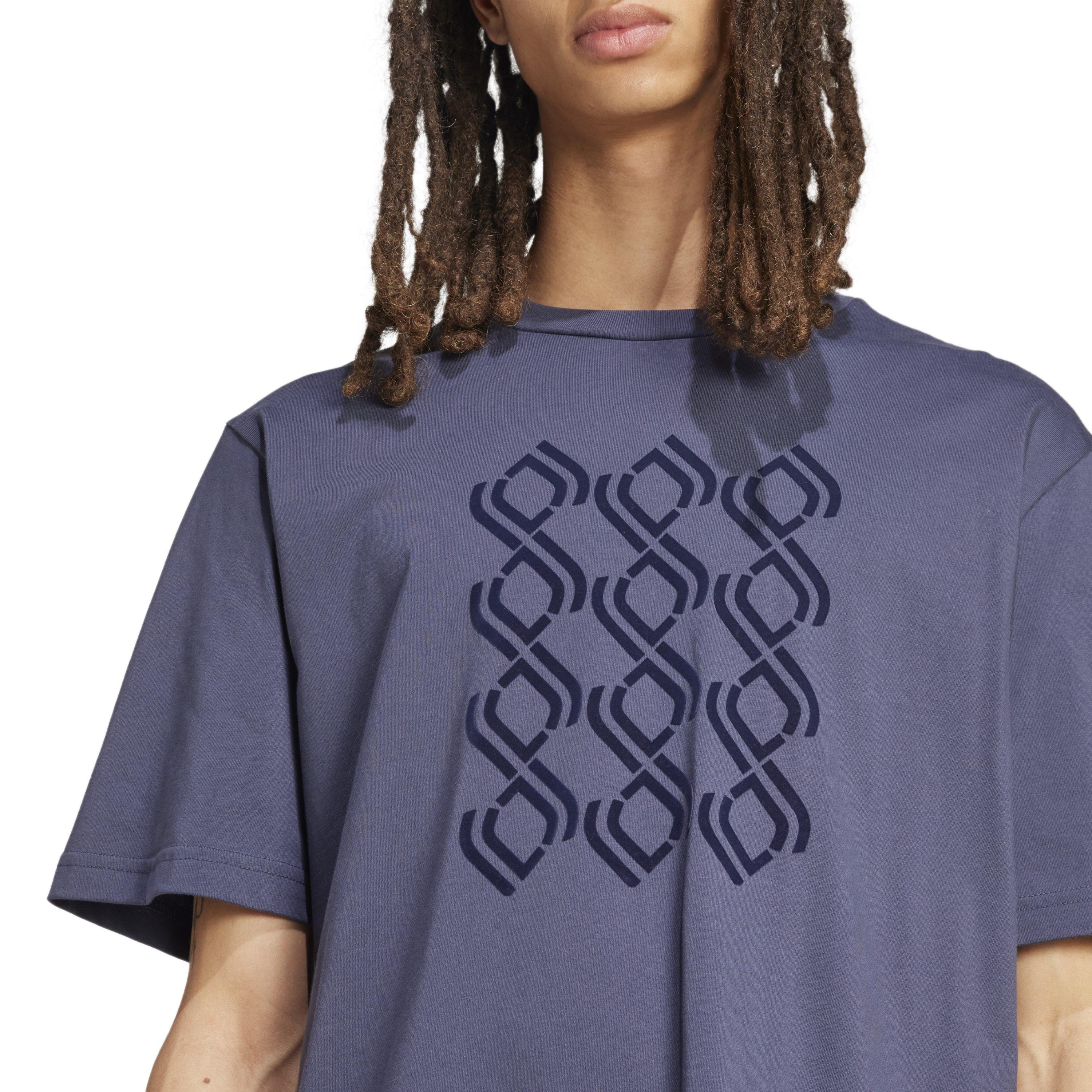 Trace Blue - adidas - Juve Szn Tee Gym Top Mens - 4