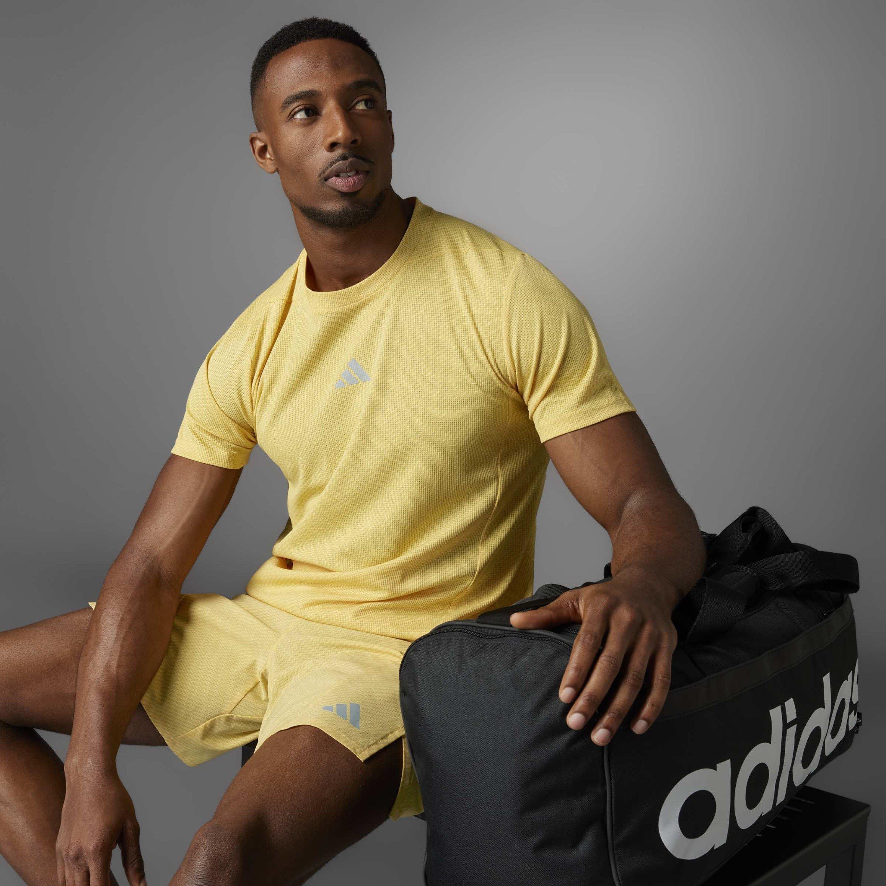 Amarillo - adidas - All Over Print Short Sleeve Performance Gym Top - 12