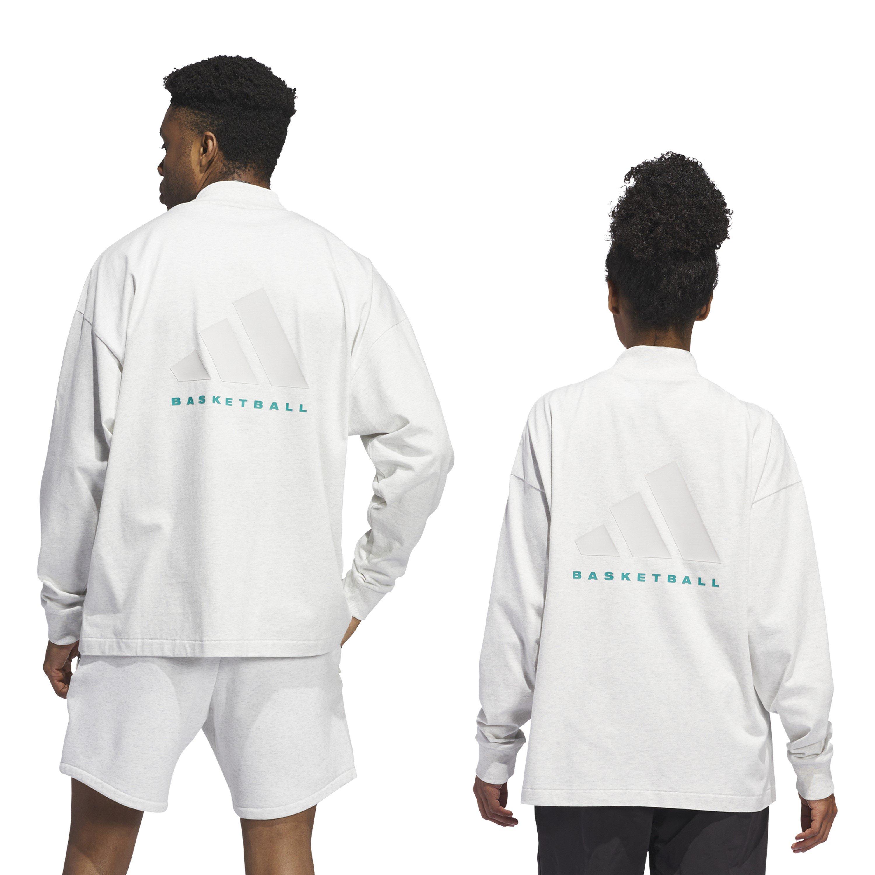 Grey - adidas - One Bb L/S Tee Gym Top Mens - 4