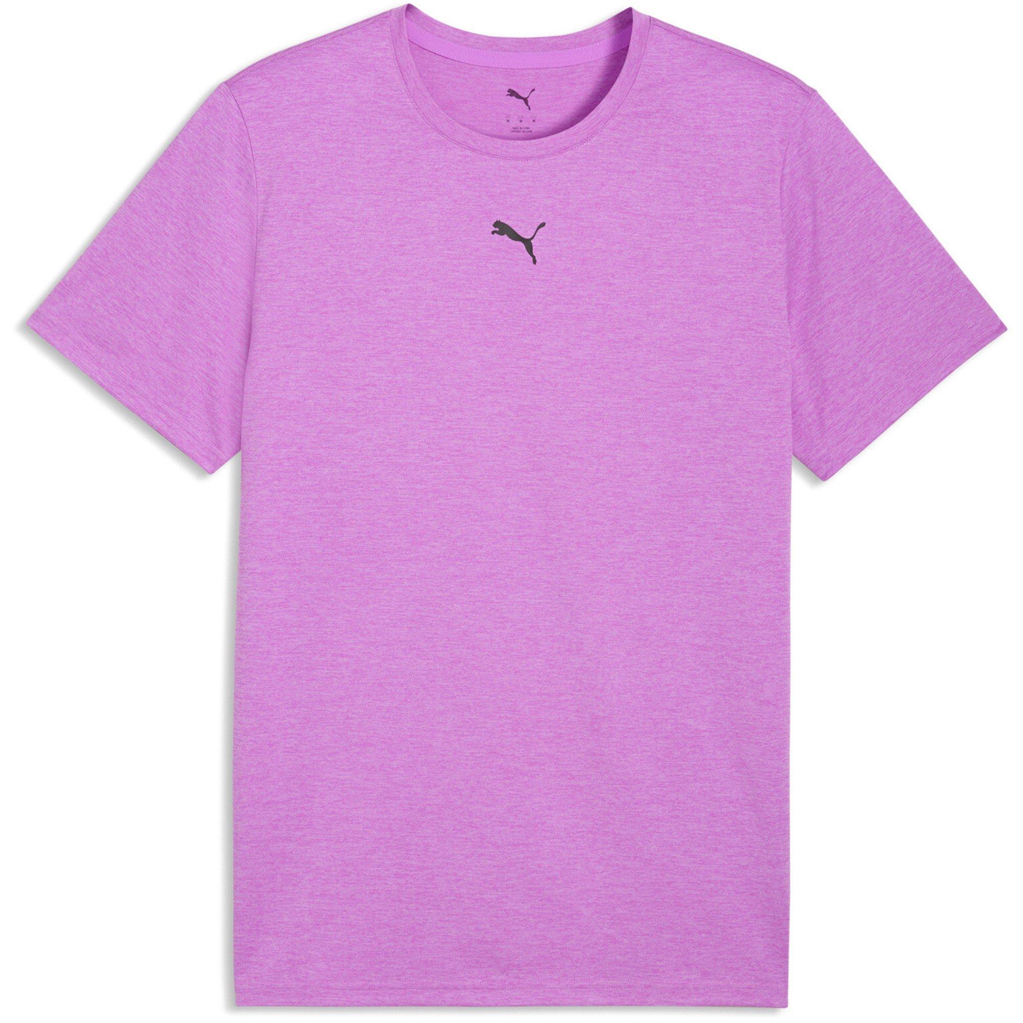Puma Men's Tad Short Sleeve Performance Gym Top - Electric Orc - XL