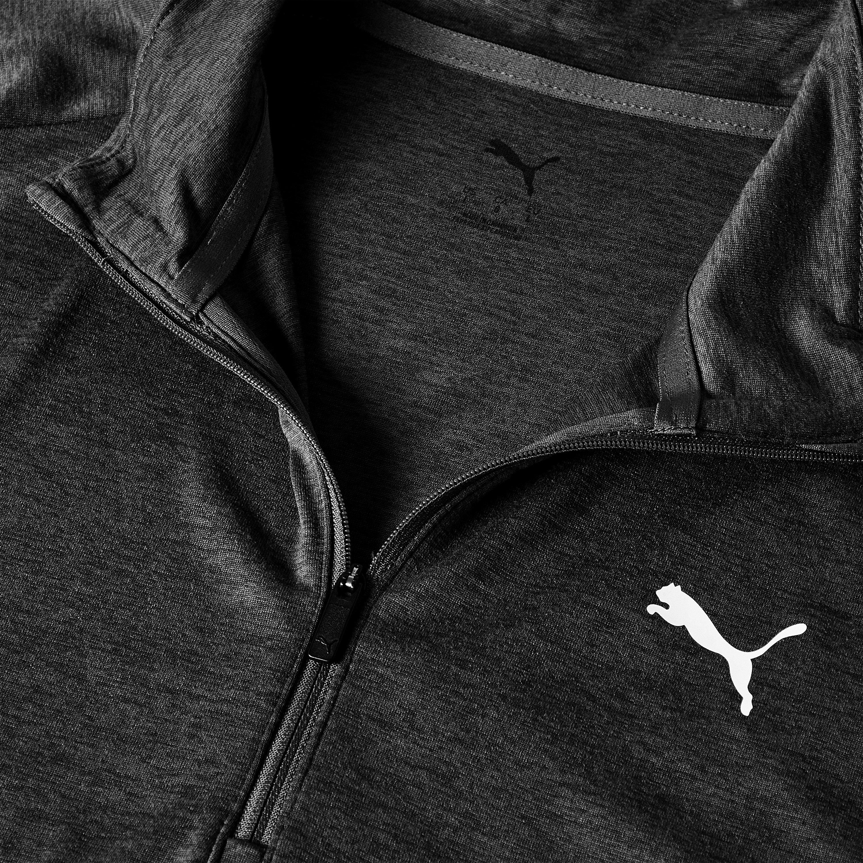 Charcoal - Puma - Men's TAD QZ Long Sleeve Performance Gym Top - 3