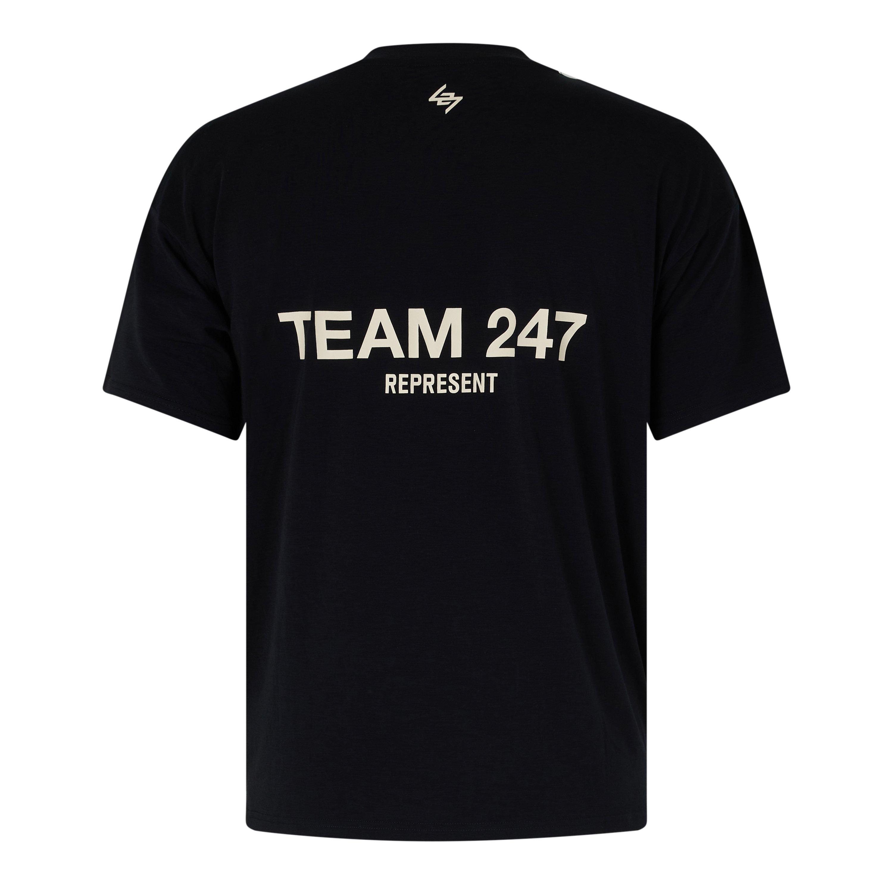 Jet Black - Represent 247 - R247 Team 247 OS Tee Sn00 - 2
