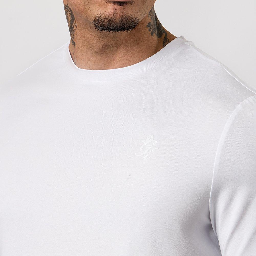 White - Gym King - Gym King Victory Performance Poly Tee - White - 5