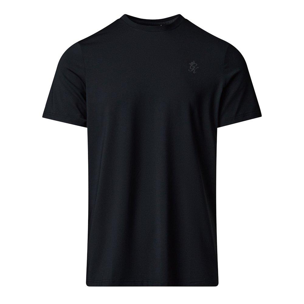 Gym King Men's Victory Performance Poly Tee - White - Black - Small