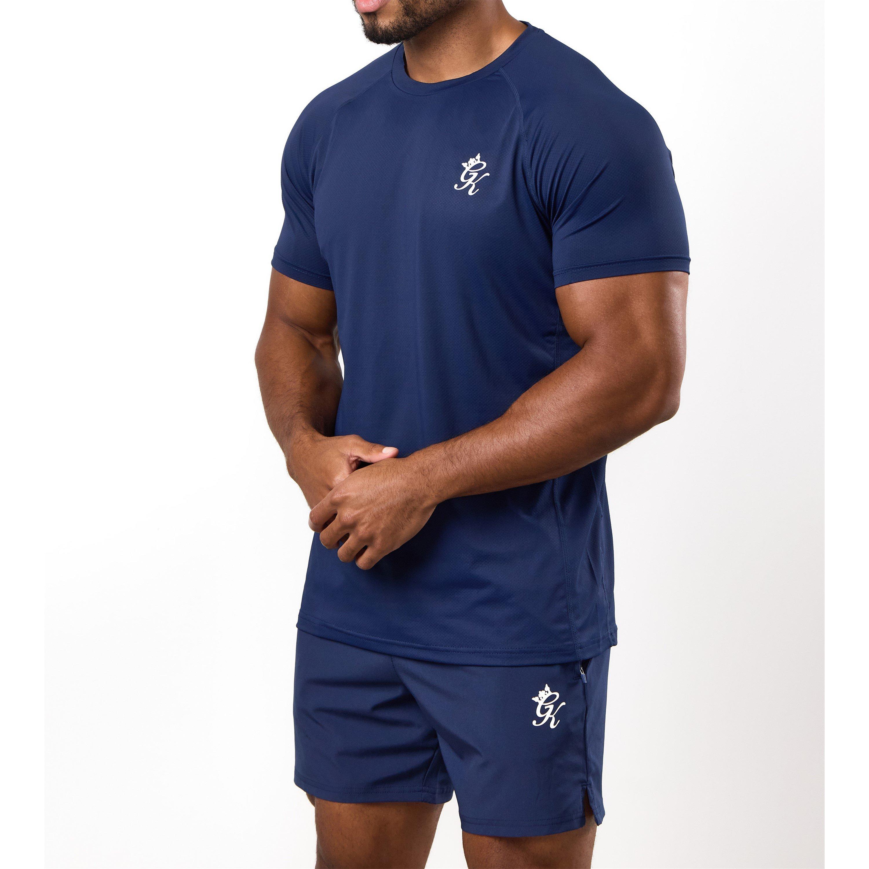 Oxford Blue - Gym King - Men's Energy Short Sleeve Performance Top - 3
