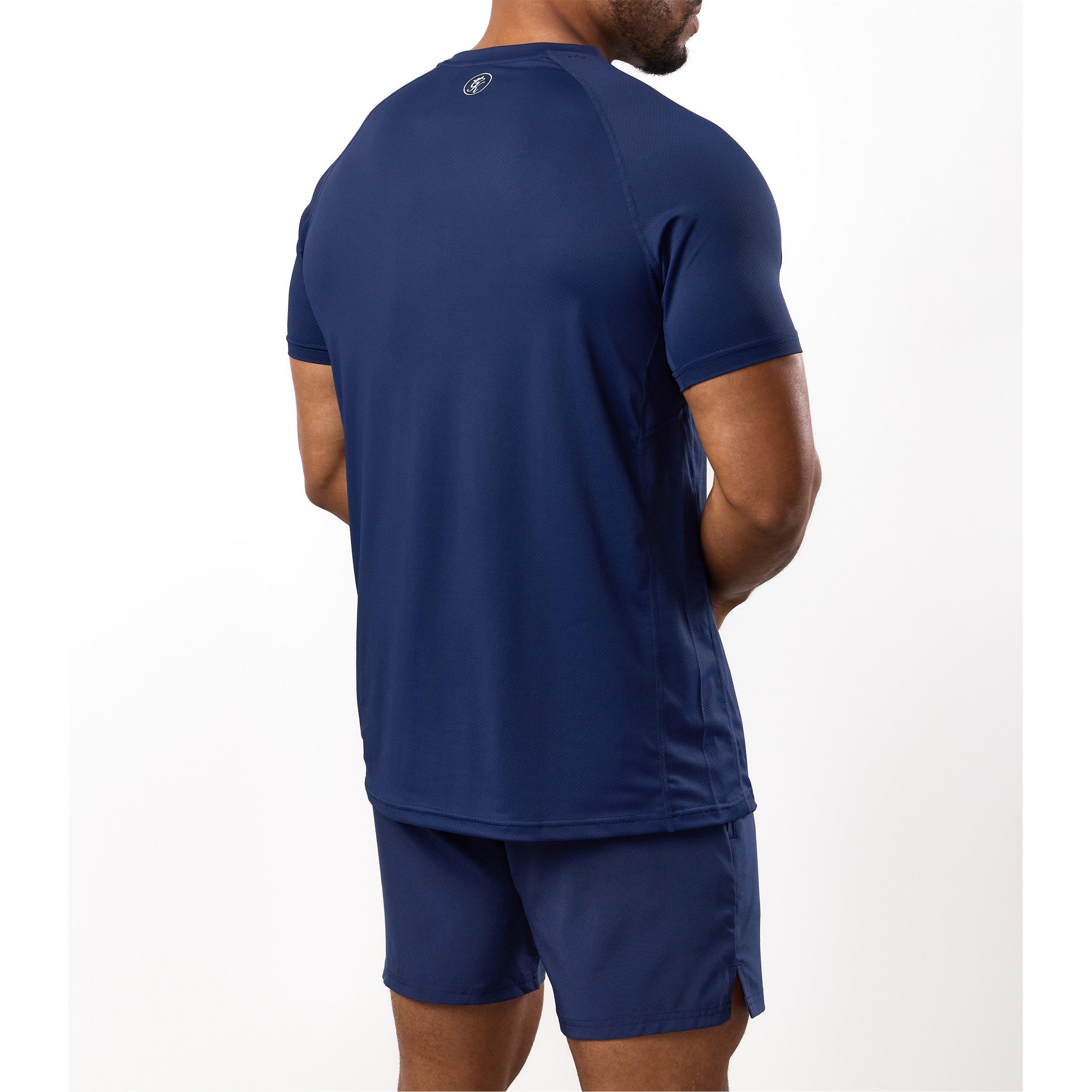 Oxford Blue - Gym King - Men's Energy Short Sleeve Performance Top - 4