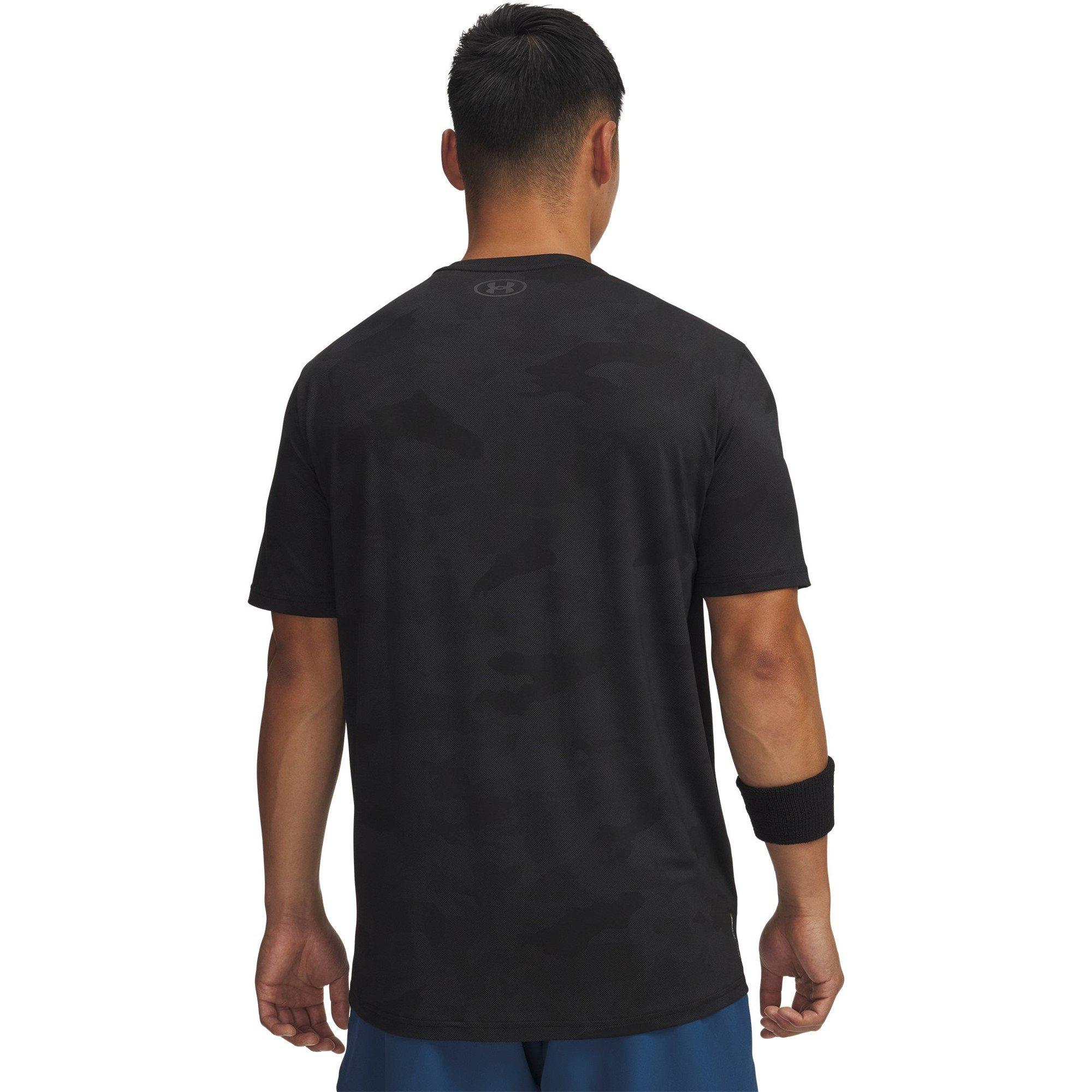 Blk/Anthracite - Under Armour - Men's Short Sleeve Performance Gym Top - 2