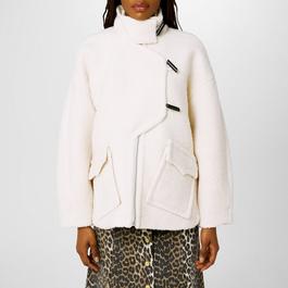 Ganni Boucle Shoulder Jacket