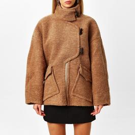 Ganni Boucle Shoulder Jacket