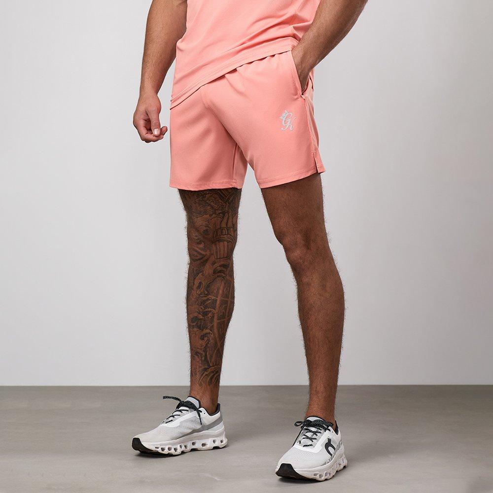  Dusty Coral - Gym King - Men's Energy Short-Sleeve Crew-Neck Muscle-Fit T-Shirt - 3