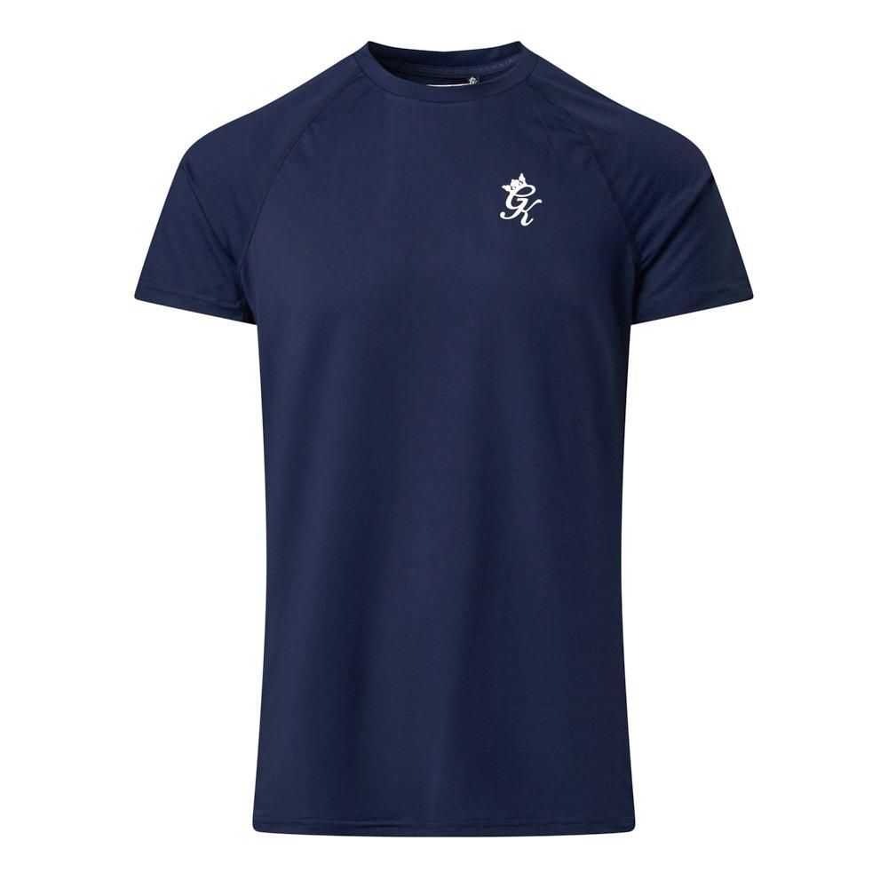 Gym King Men's Navy Performance Short Sleeve Training Tee Muscle Fit Reflective Logo In | Size: 2XL - Image 3
