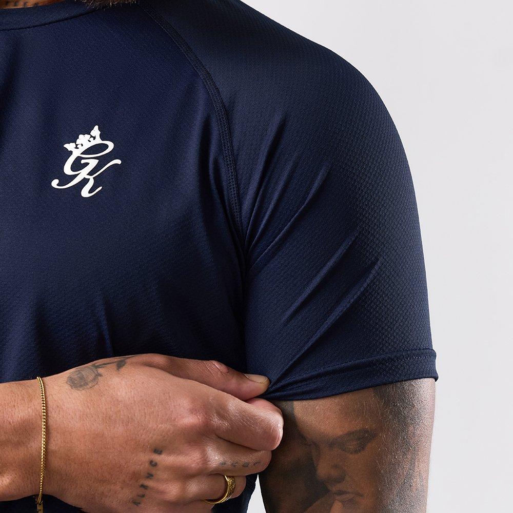 Gk Navy - Gym King - Men's Energy Short-Sleeve Crew-Neck Muscle-Fit T-Shirt - 5