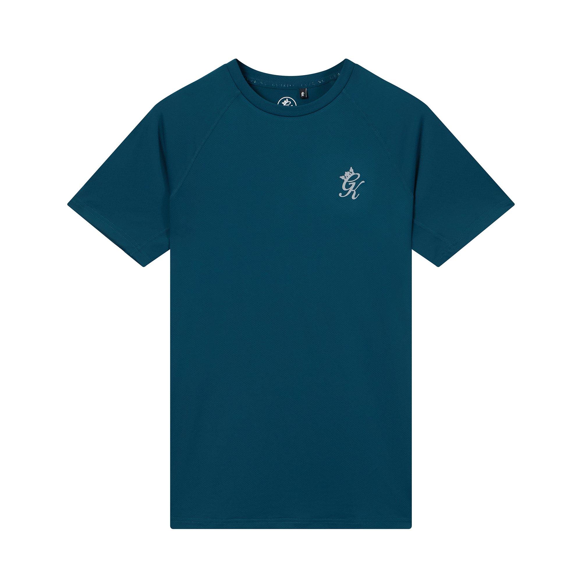 Gym King Men's Energy Short-Sleeve Crew-Neck Muscle-Fit T-Shirt Blue Small - Image 3