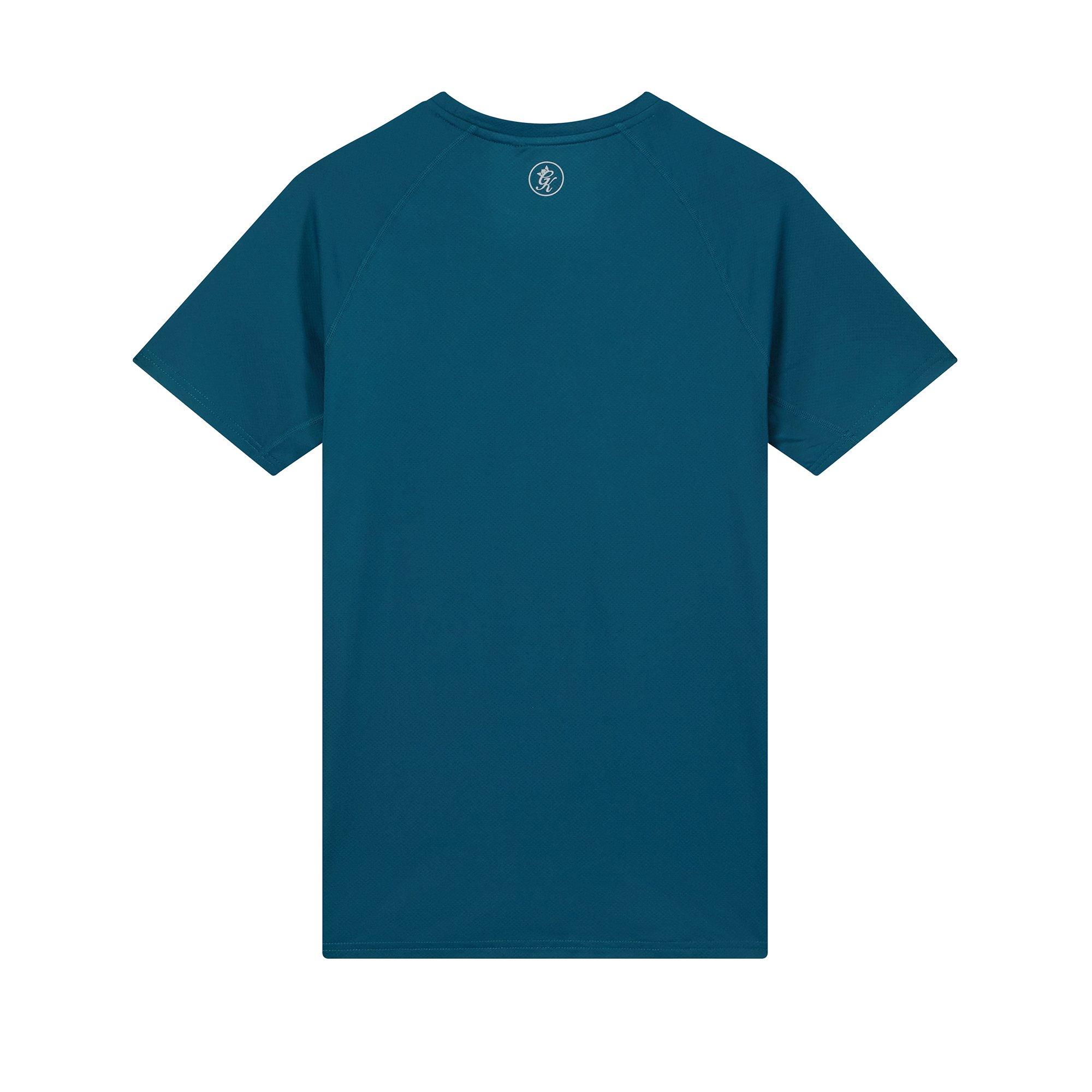 Oil Blue - Gym King - Men's Energy Short-Sleeve Crew-Neck Muscle-Fit T-Shirt - 2