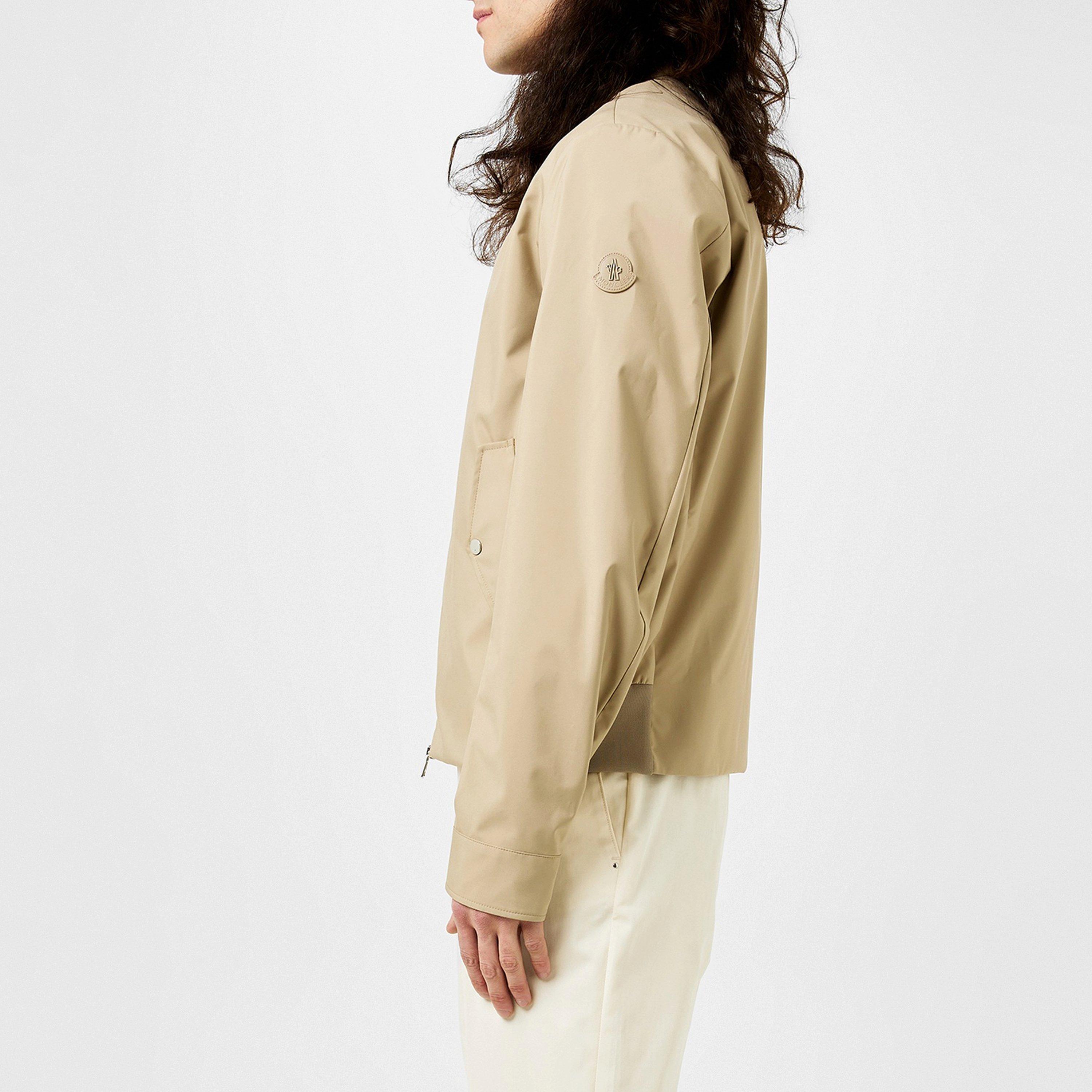 Beige 23O - Moncler - Men's  Chaberton Long Sleeve Slim Fit Rain Anorak - 2