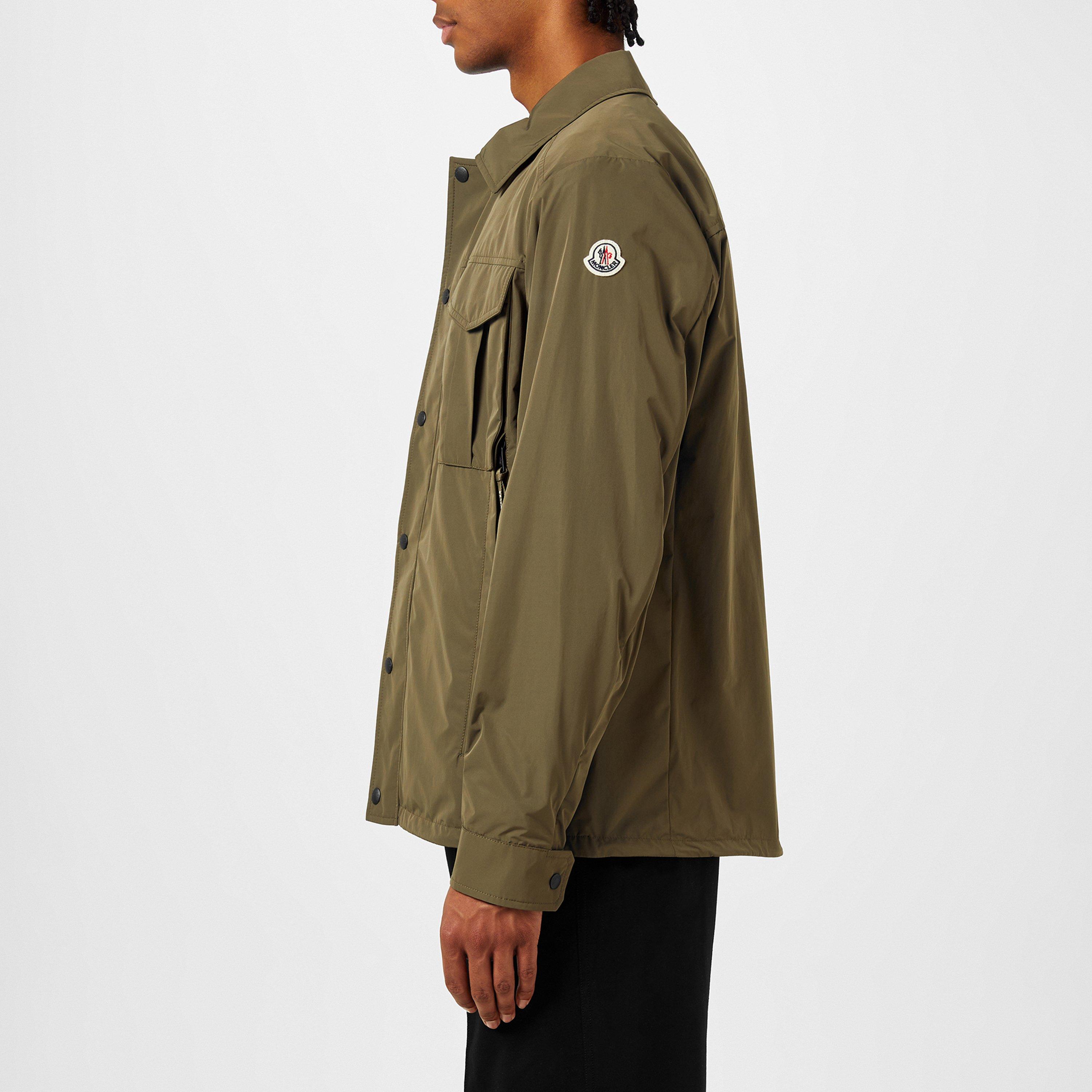 Khaki 823 - Moncler - Men's Frema Water Resistant Long Sleeve Rain Anorak - 2