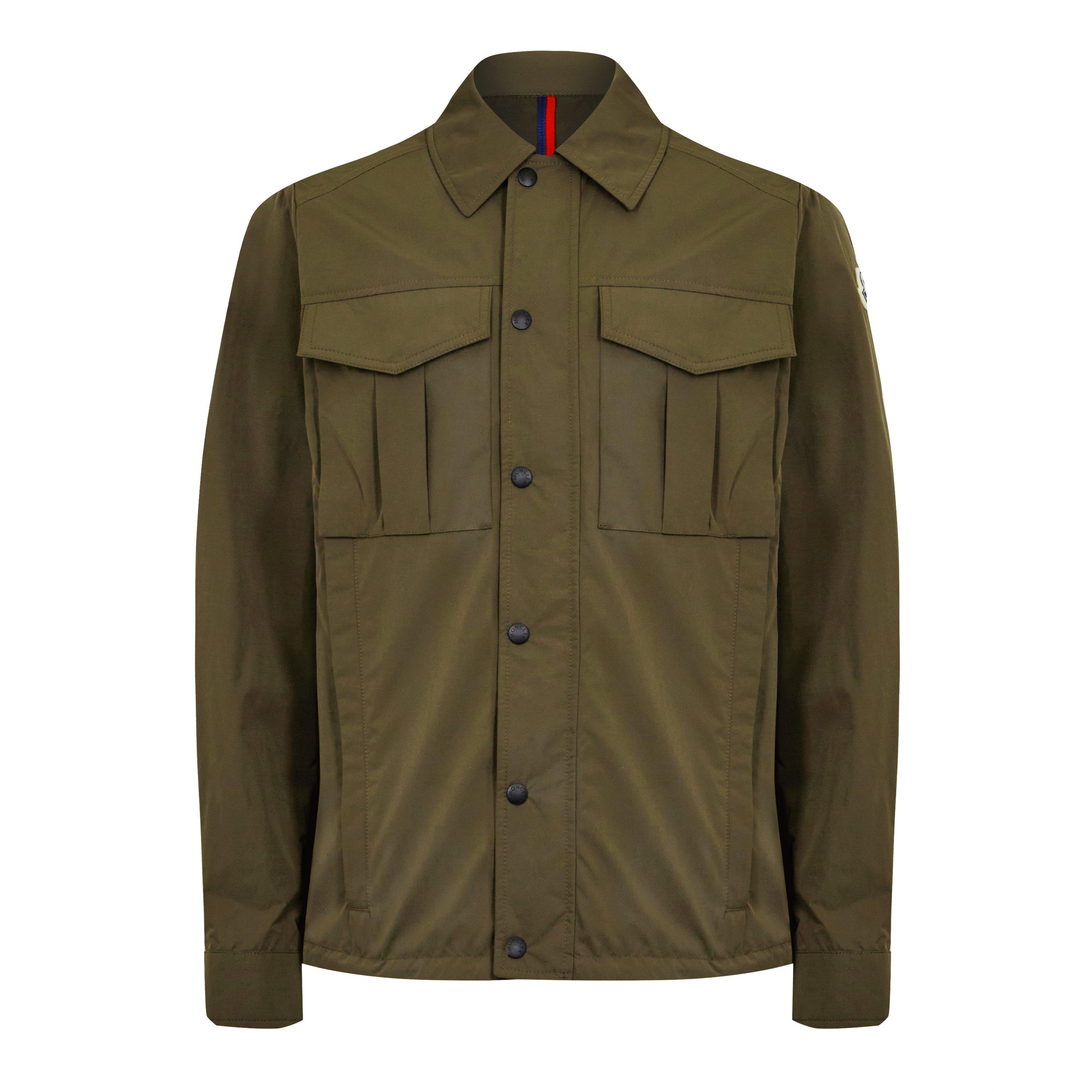 Khaki 823 - Moncler - Men's Frema Water Resistant Long Sleeve Rain Anorak - 5