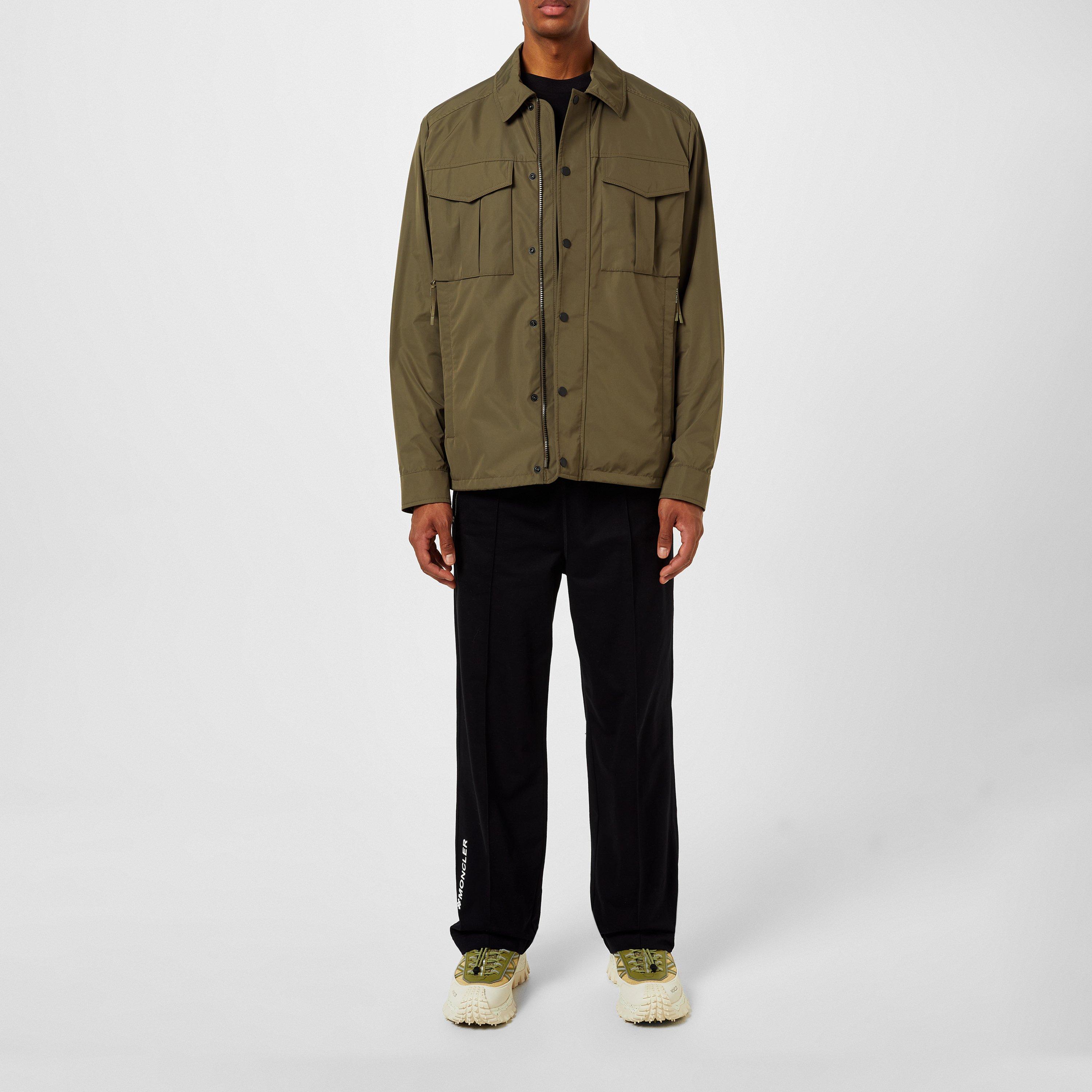 Khaki 823 - Moncler - Men's Frema Water Resistant Long Sleeve Rain Anorak - 4