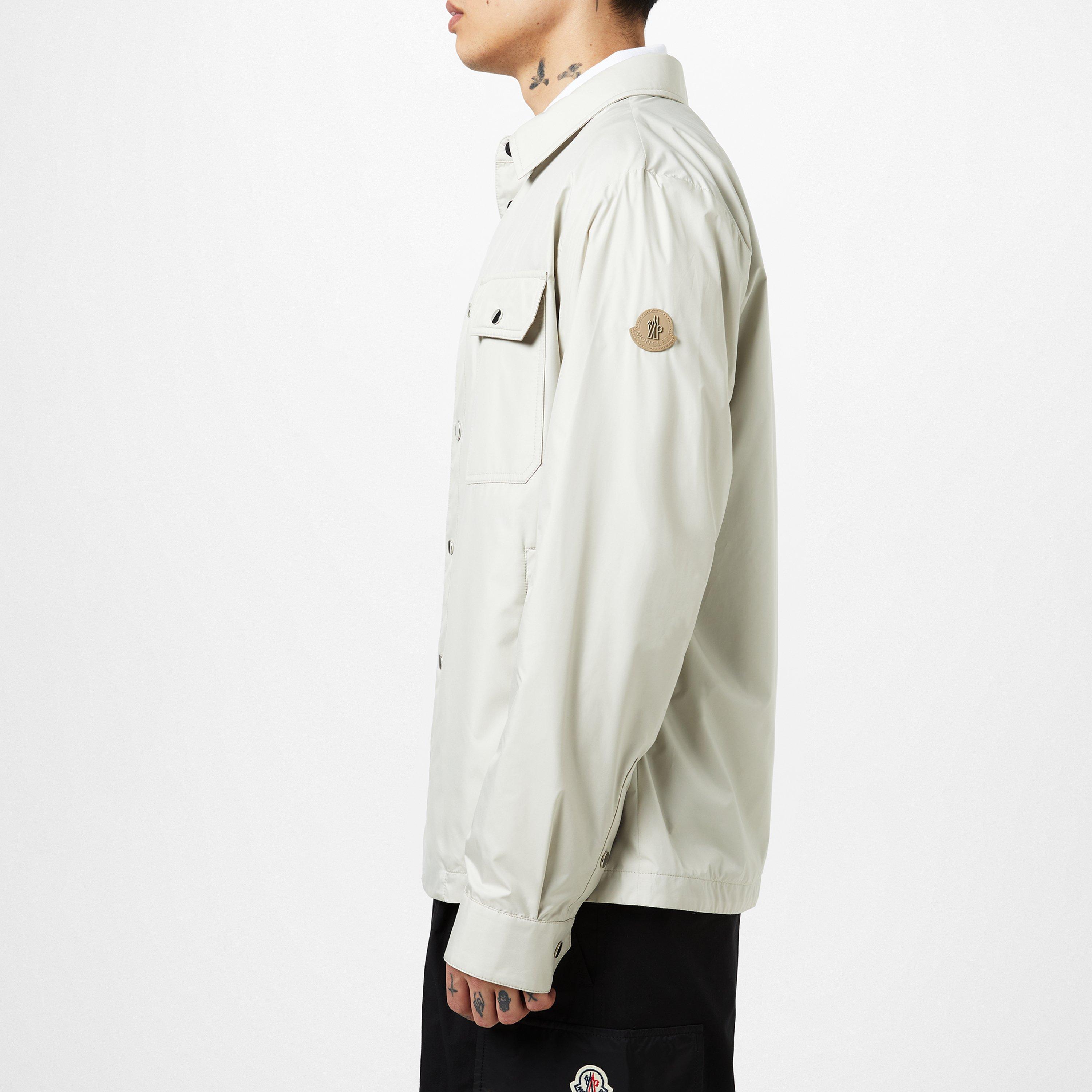 White 216 - Moncler - Men's Piz Water Resistant Long Sleeve Oversized Fit Rain Anorak - 2