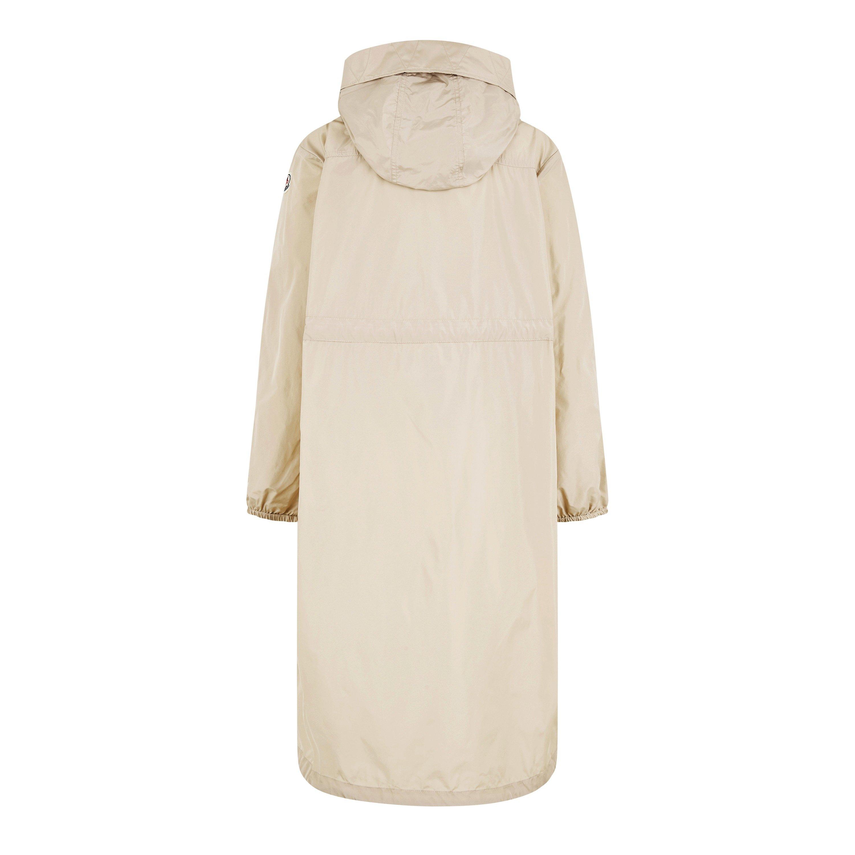 Beige 268 - Moncler - Women's Mantino Parka Hooded Long Oversized Fit Softshell Jacket - 6