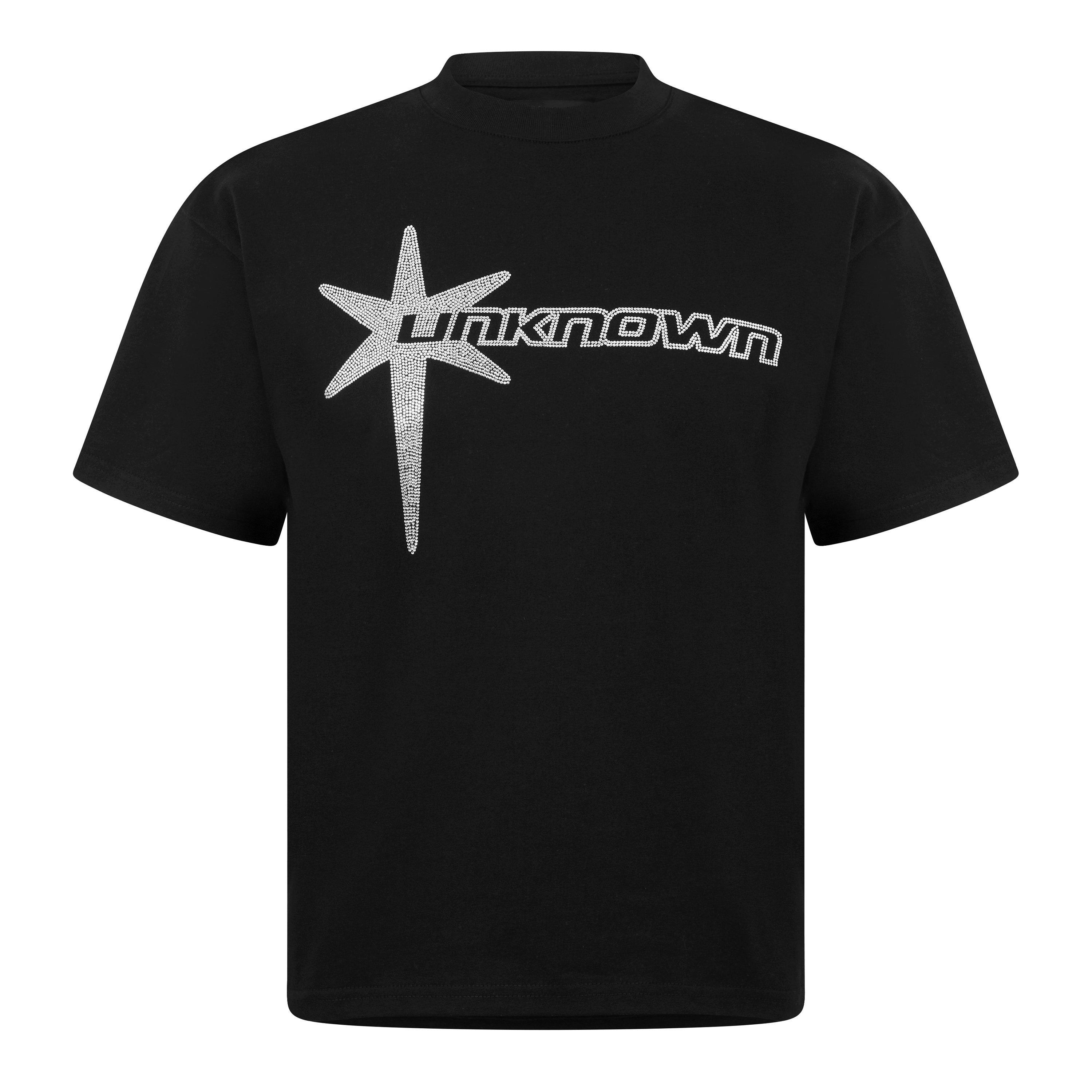 Unknown London | Rhinestone T Shirt | Regular Fit T-Shirts Unknown London | Rhinestone T Shirt | Regular Fit T-Shirts