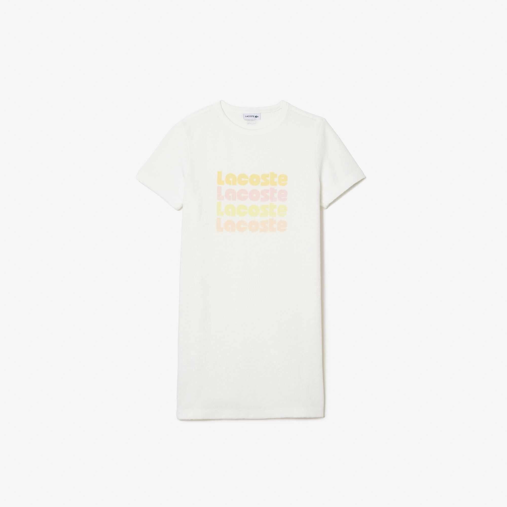 Lacoste Kids' Terry Logo T-Shirt Dress