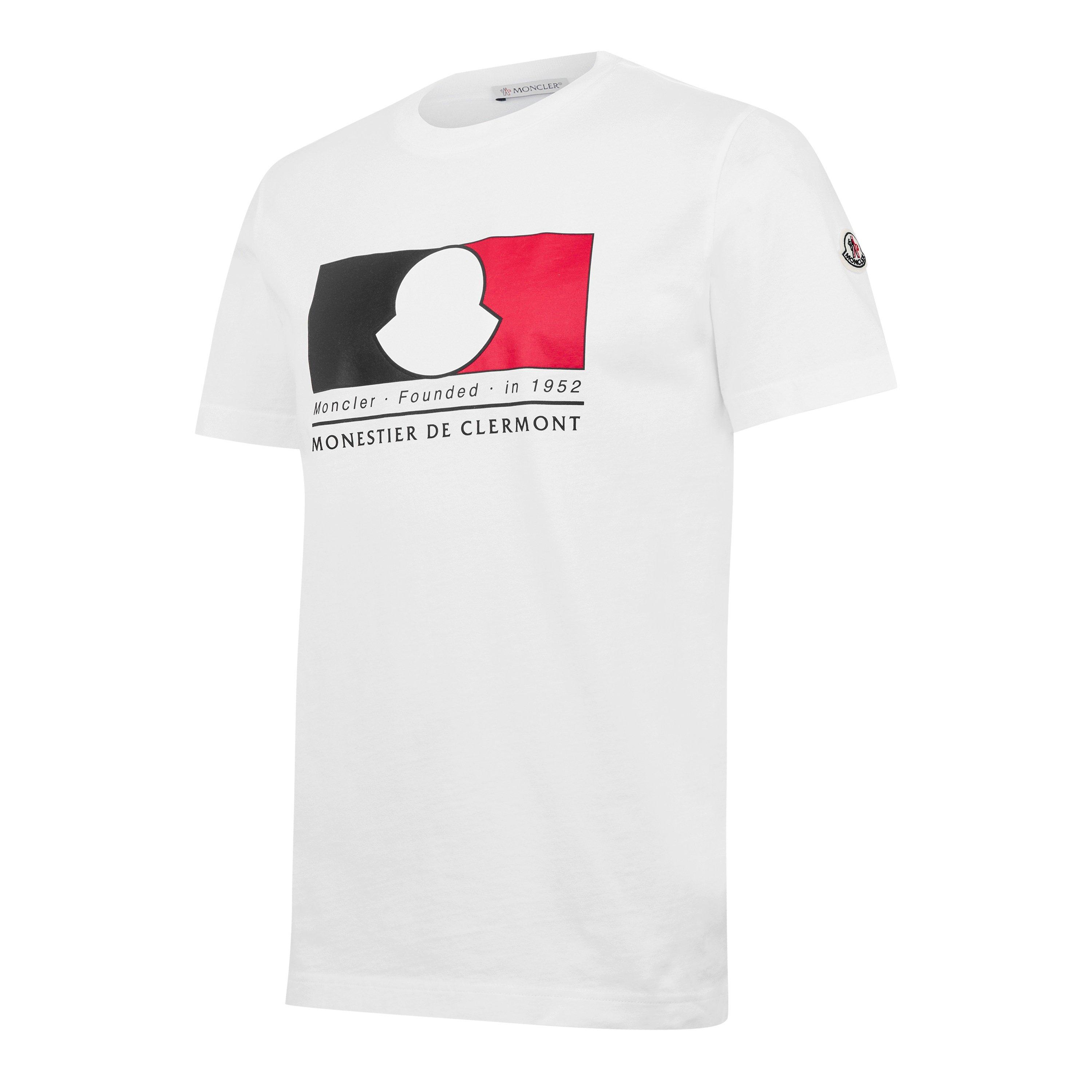 Tricolour Logo Motif T Shirt