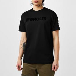 Moncler Flocked Logo T Shirt