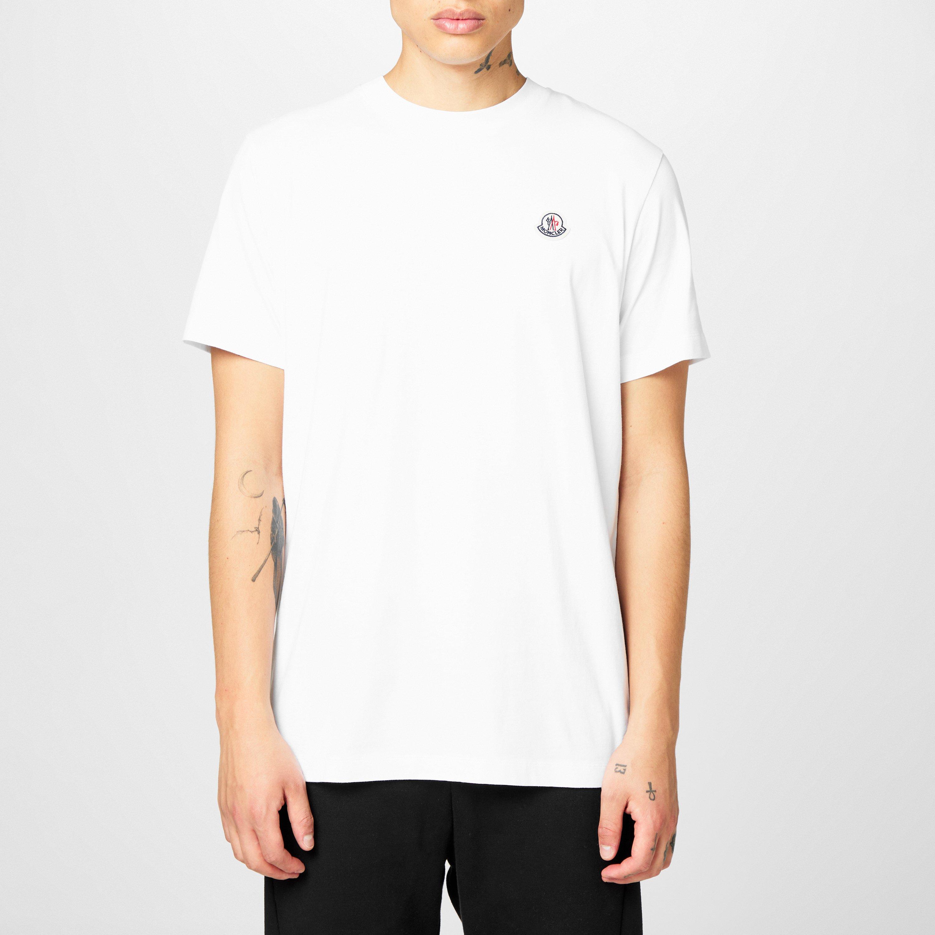White 001 - Moncler - Men's Logo Cotton T-Shirts, 3-Pack - 4