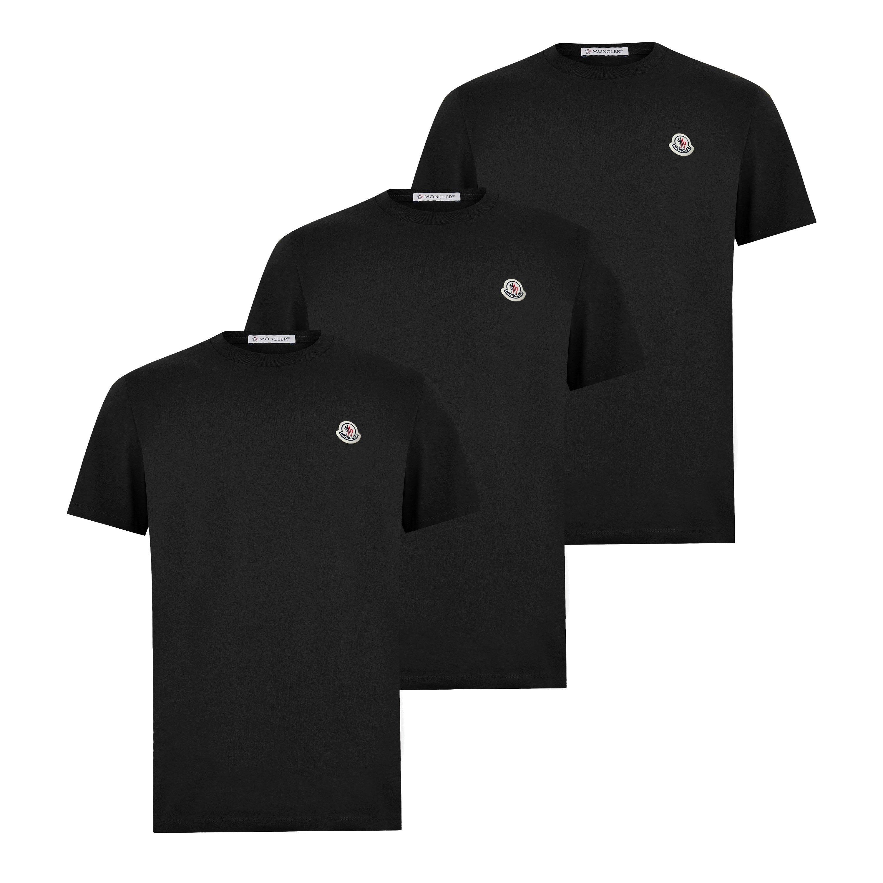 Moncler Men's Logo Cotton T-Shirts, 3-Pack