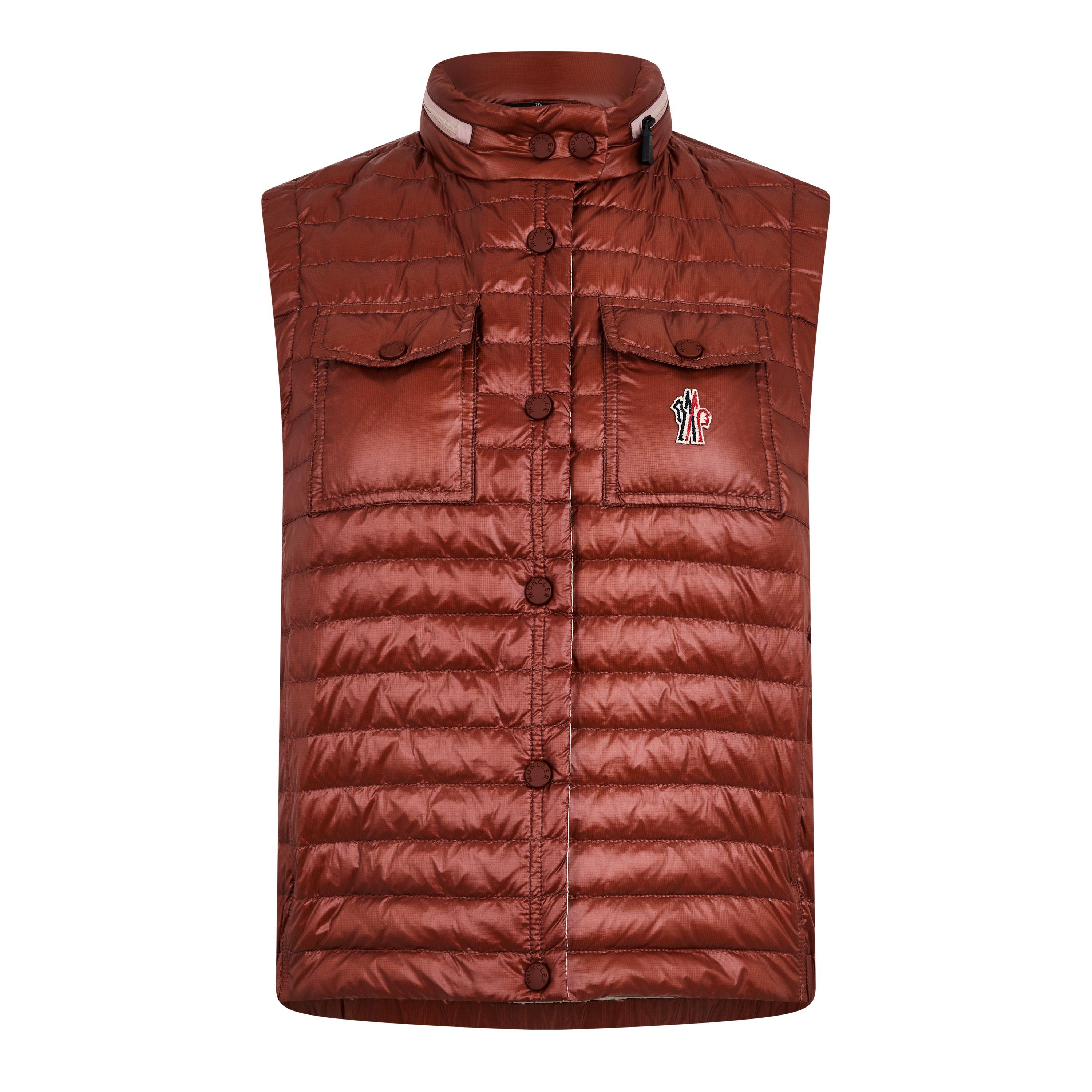 Brown 271 - Moncler Grenoble - Women's Gumiane Water Resistant Windproof Down Hooded Gilet - 5