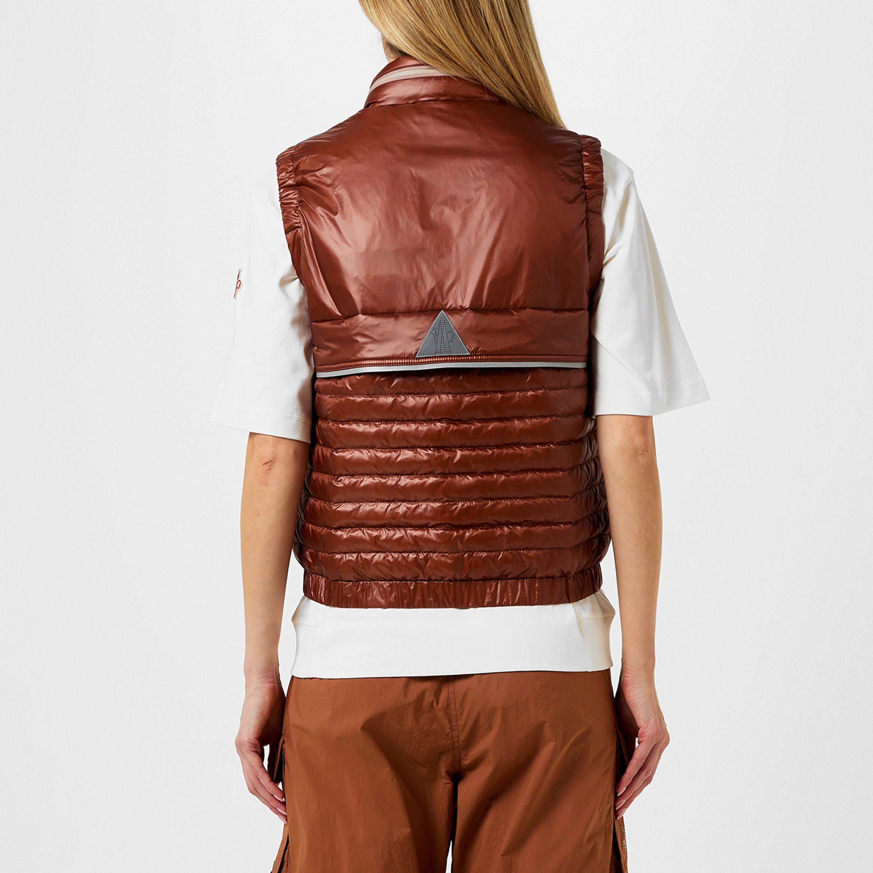 Brown 271 - Moncler Grenoble - Women's Gumiane Water Resistant Windproof Down Hooded Gilet - 3